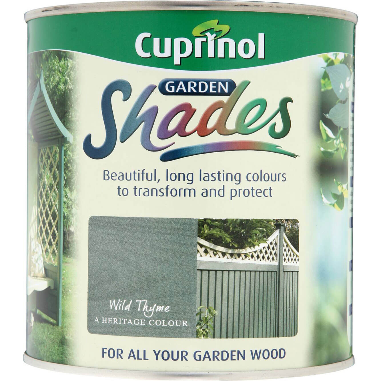 Image of Cuprinol Garden Shades Exterior Wood Protector Wild Thyme 1 Litre