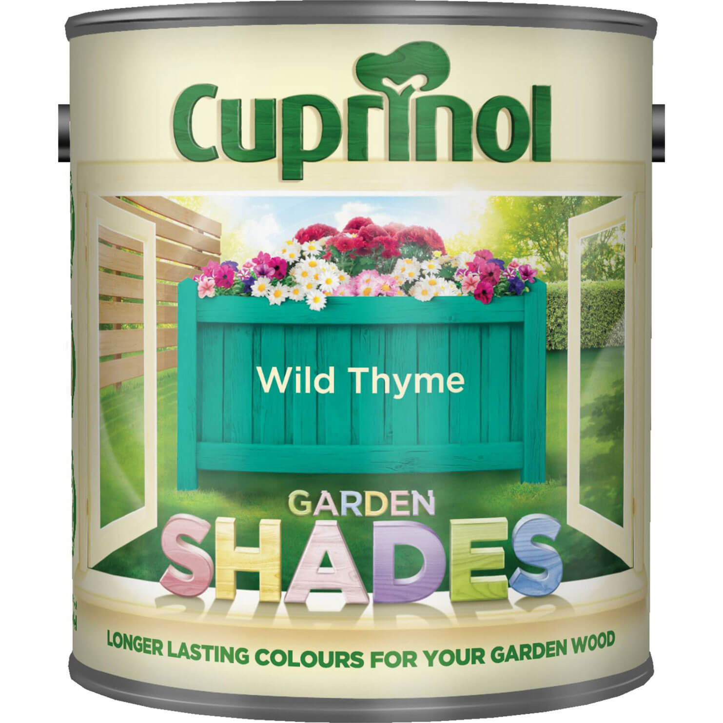 Image of Cuprinol Garden Shades Exterior Wood Protector Wild Thyme 25 Litres