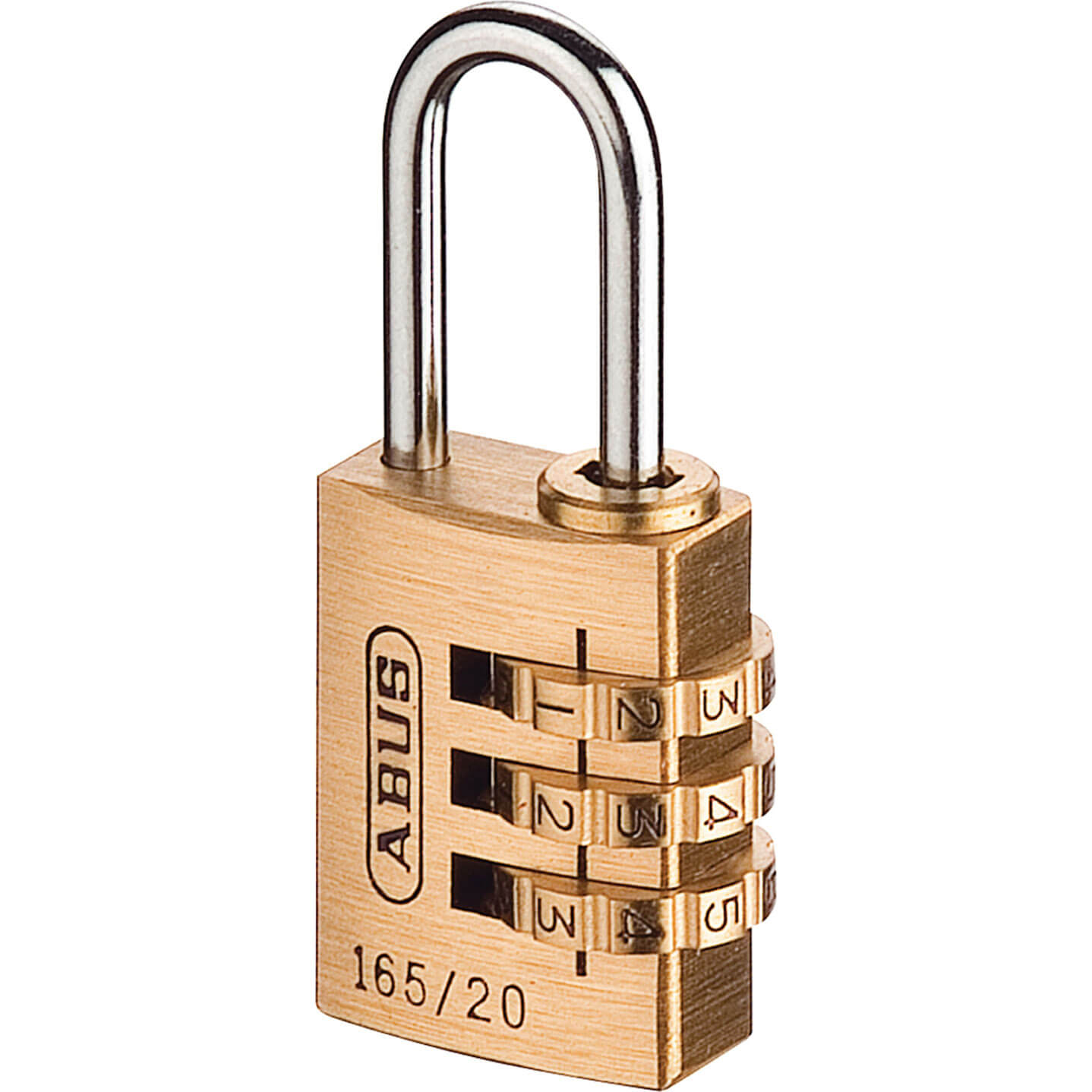 Image of Abus 20mm 165 Series 3 Digit Combination Padlock