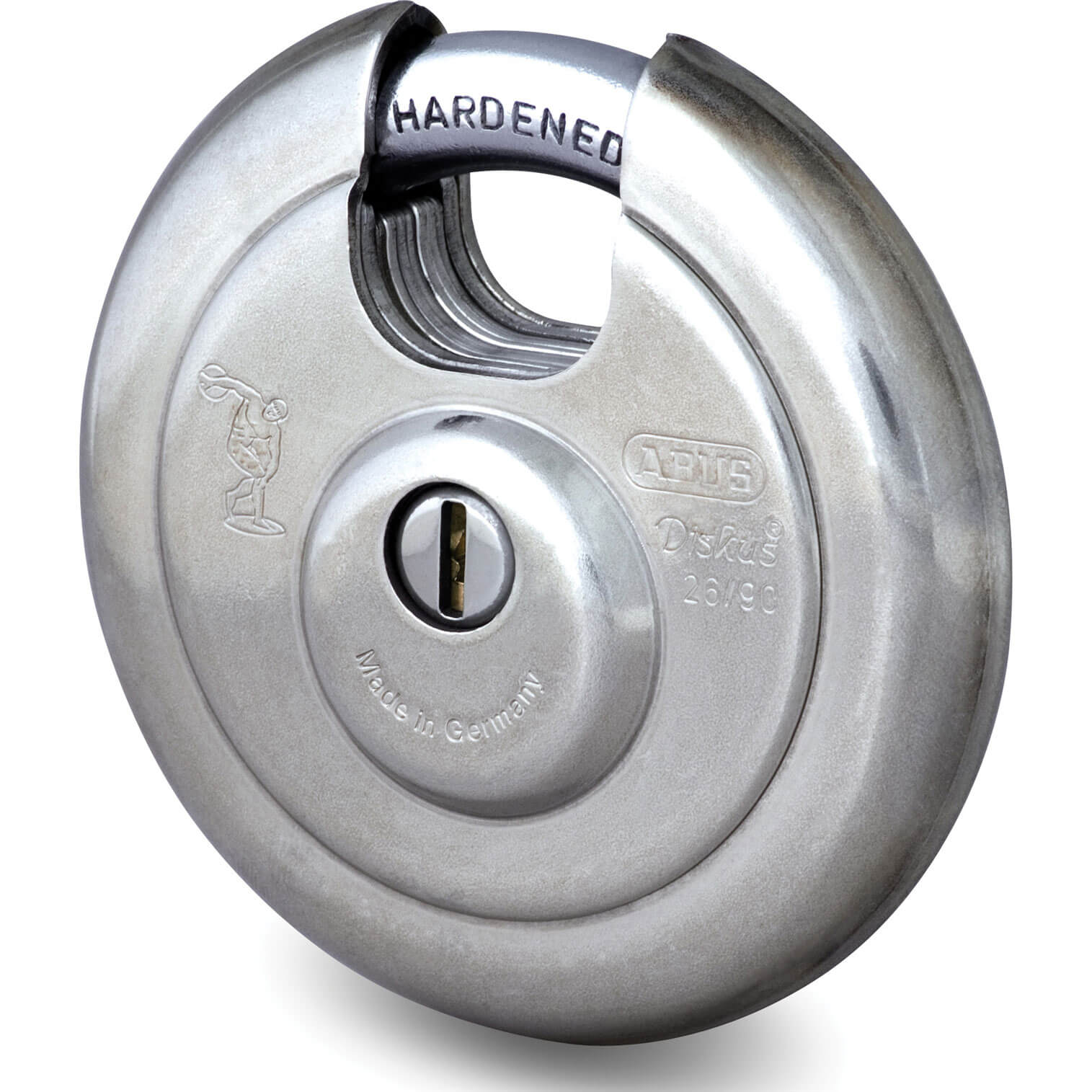 Image of Abus 90mm 26 Series Diskus Stainless Steel Bodied Padlock