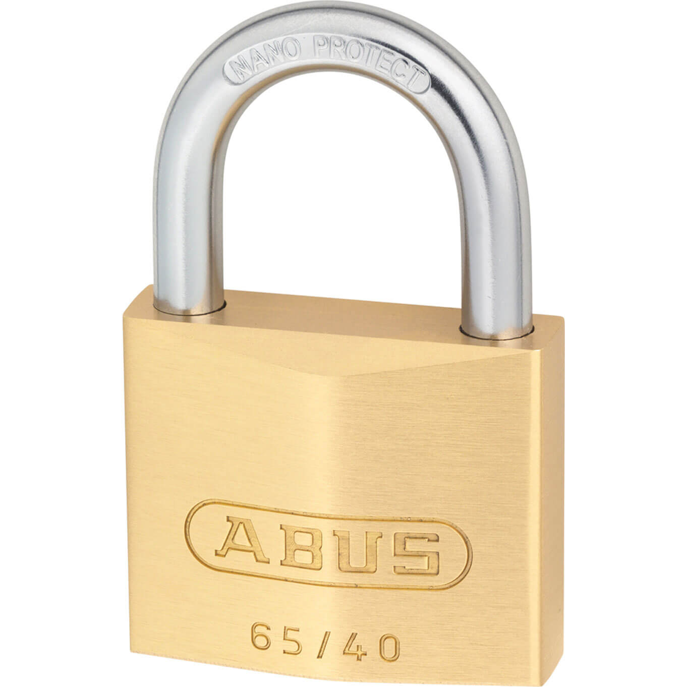 Image of Abus 45mm 65 Series Compact Brass Padlock Keyed Alike To Suite 454