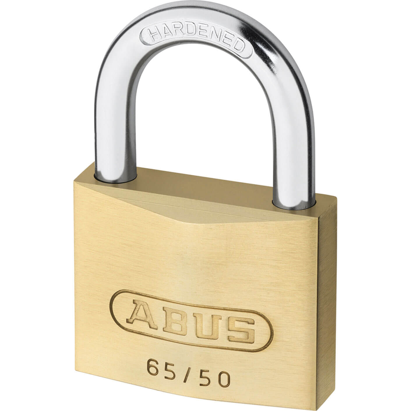 Image of Abus 50mm 65 Series Compact Brass Padlock Pack of 2 Keyed Alike