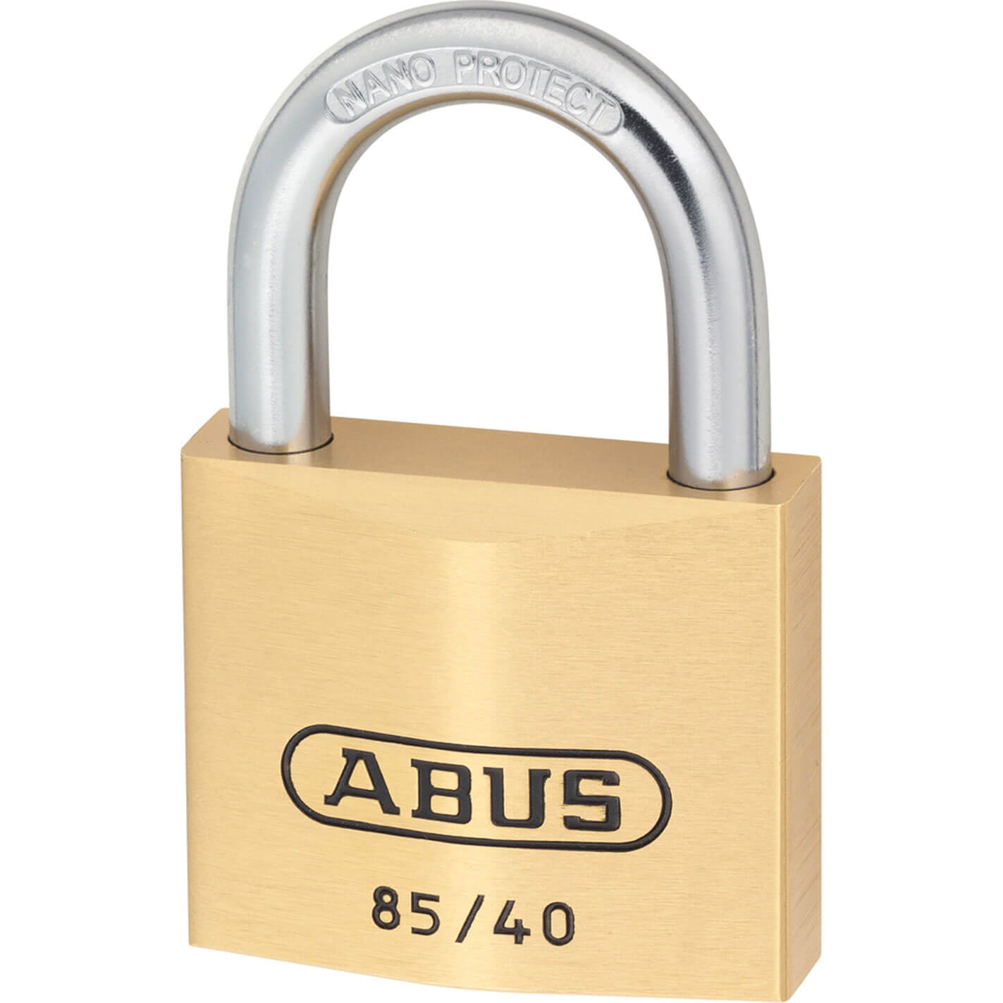 Image of Abus 40mm 85 Series Classic Brass Padlock Keyed Alike To Suite 709