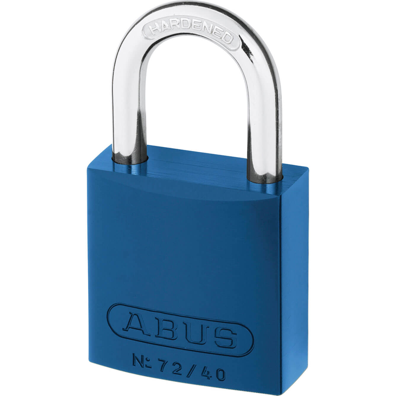 Image of Abus 40mm 72 Series Aluminium Padlock Blue Keyed Alike to Suite TT60121