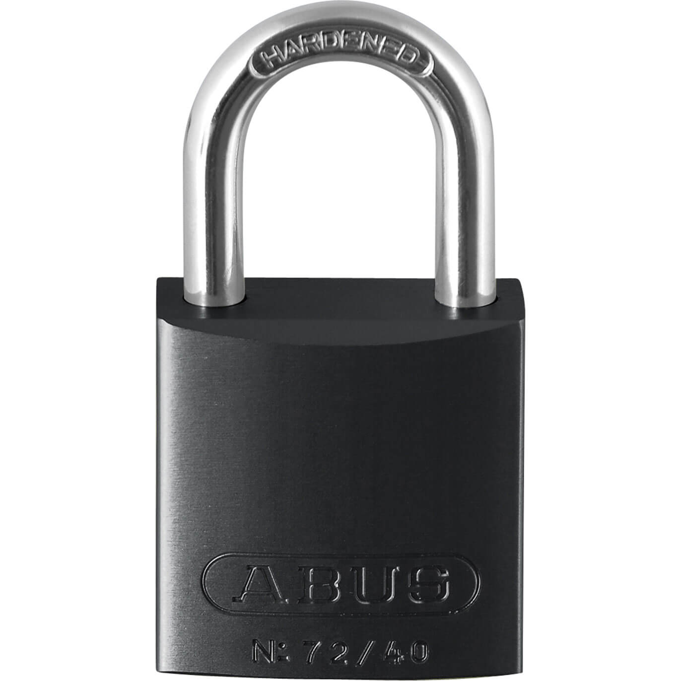 Image of Abus 40mm 72 Series Aluminium Padlock Black Keyed Alike to Suite TT00260