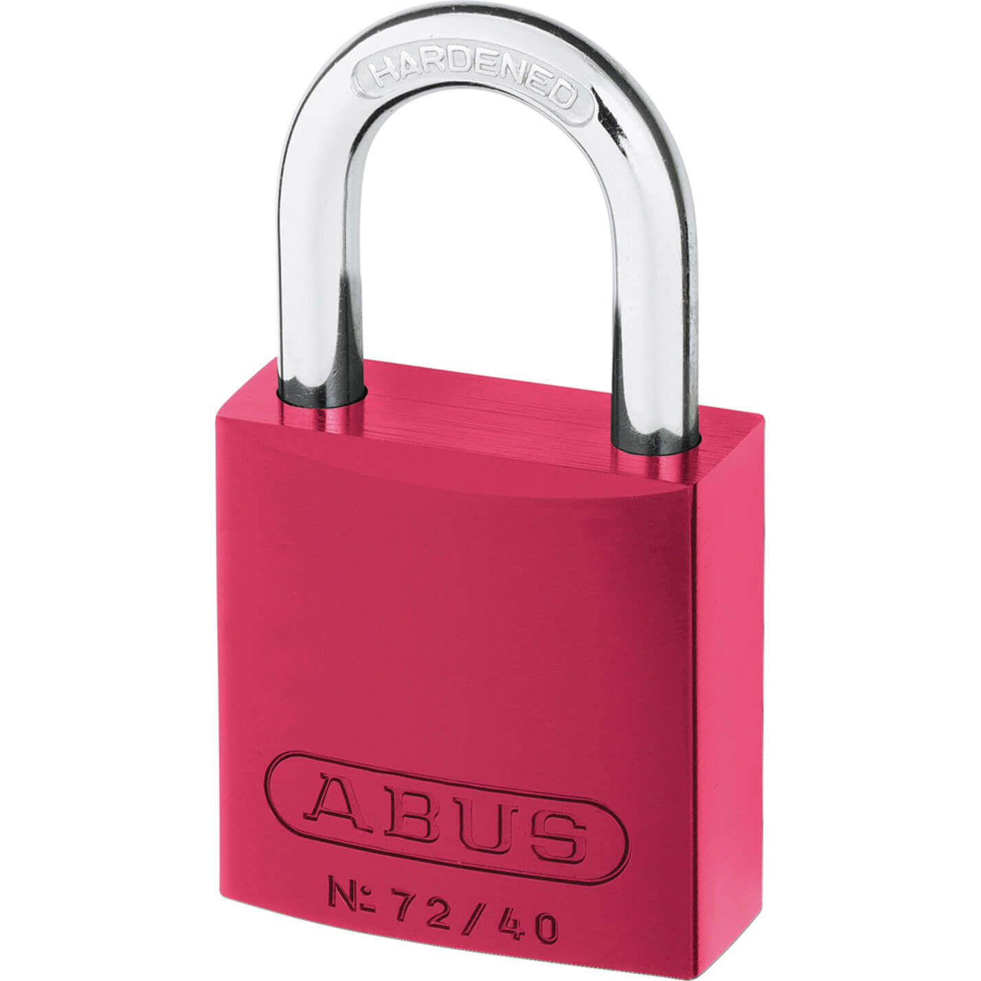 Image of Abus 40mm 72 Series Aluminium Padlock Red Keyed Alike to Suite TT02162