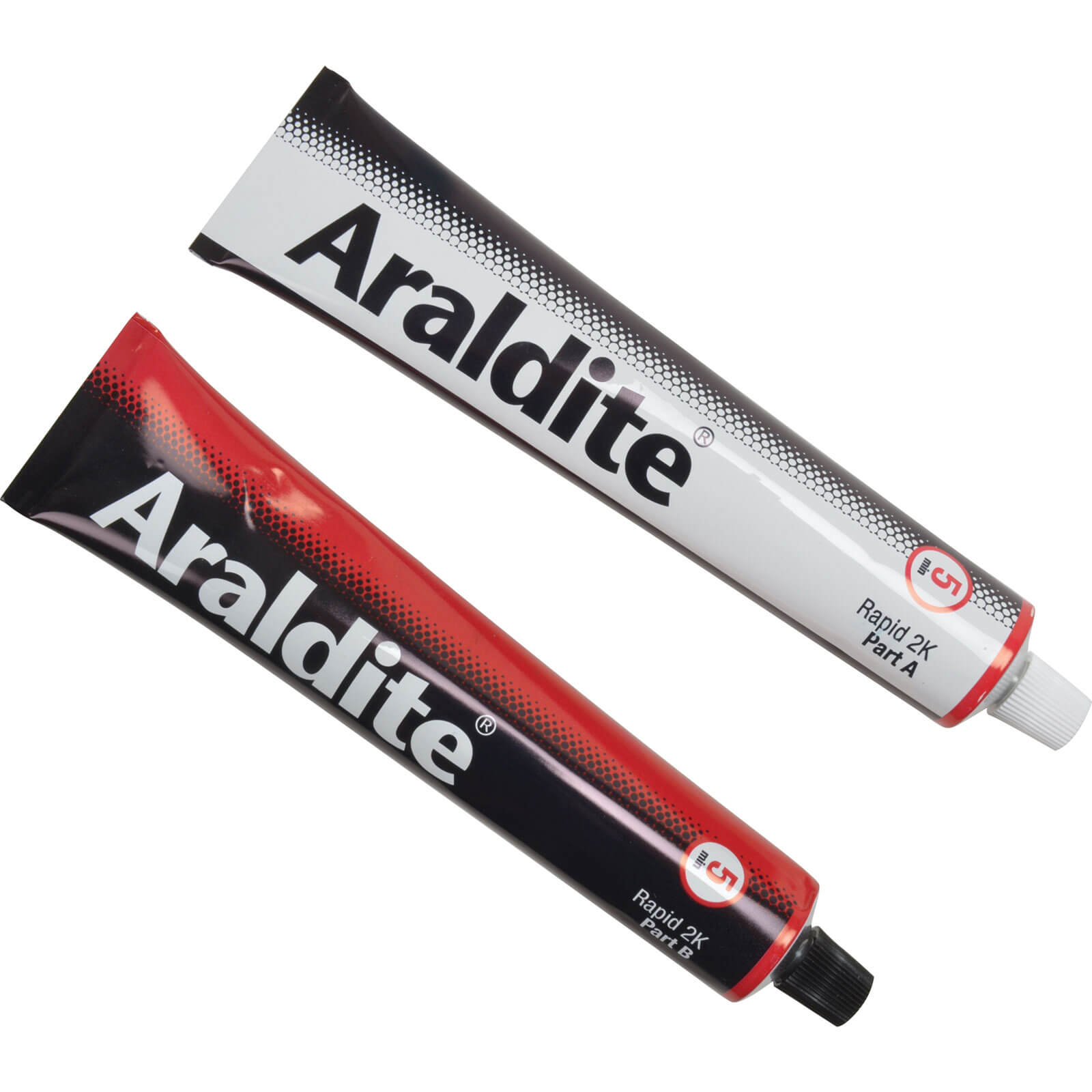 Image of Araldite Industrial Rapid Setting Two Component Adhesive Tubes 2 x 100ml