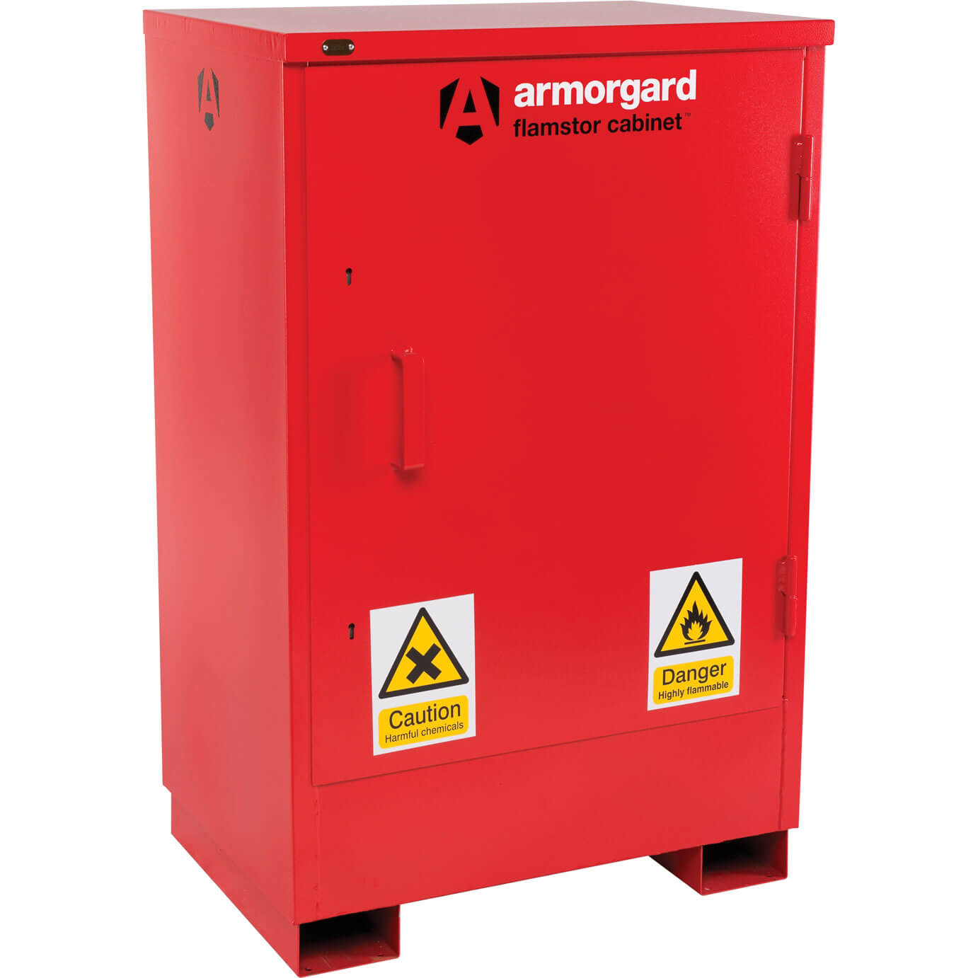 Image of Armorgard Flamstor Chemical and Flammables Storage Cabinet 80cm x 55cm x 120cm