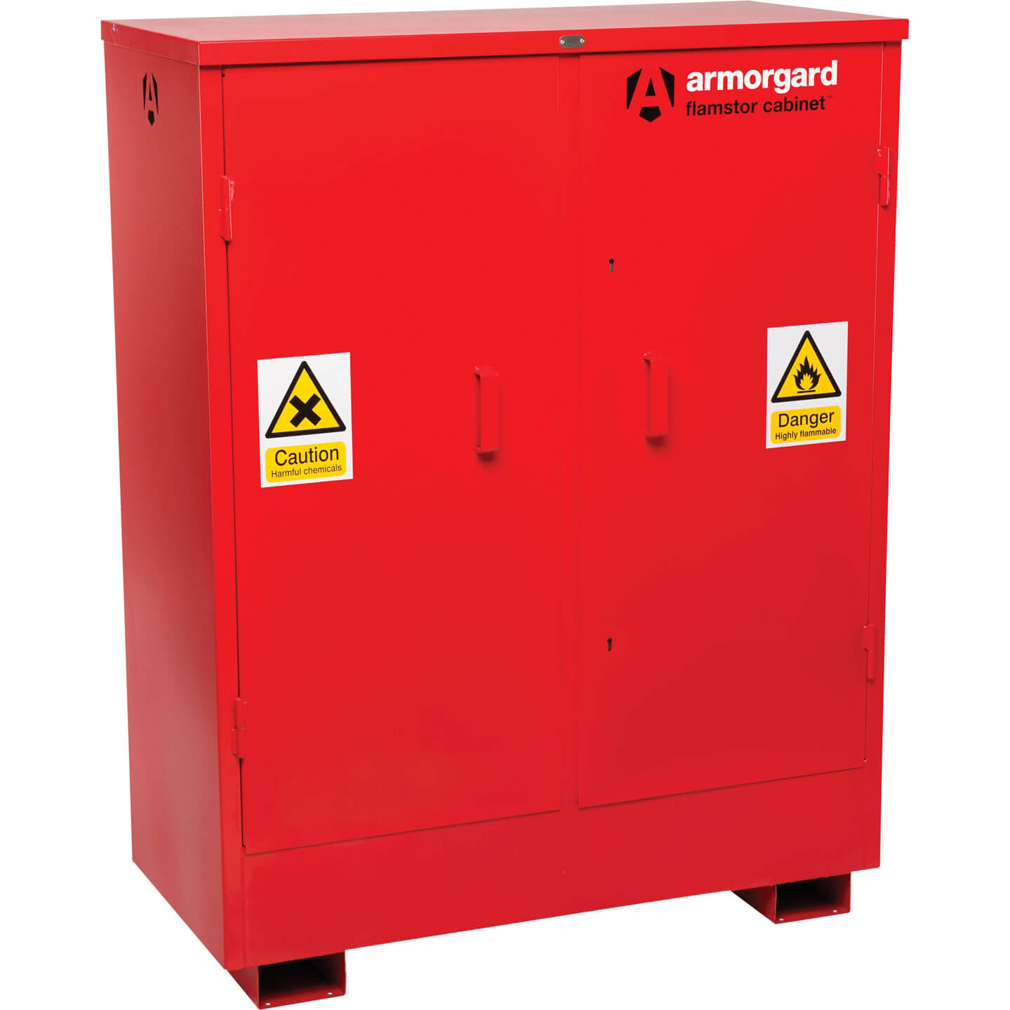 Image of Armorgard Flamstor Chemical and Flammables Storage Cabinet 120cm x 55cm x 150cm