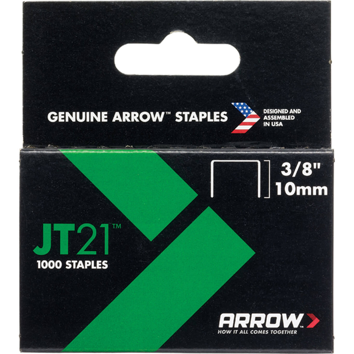 Image of Arrow 276 Staples 10mm 38 Pack of 1000 to fir JT21 and 21C