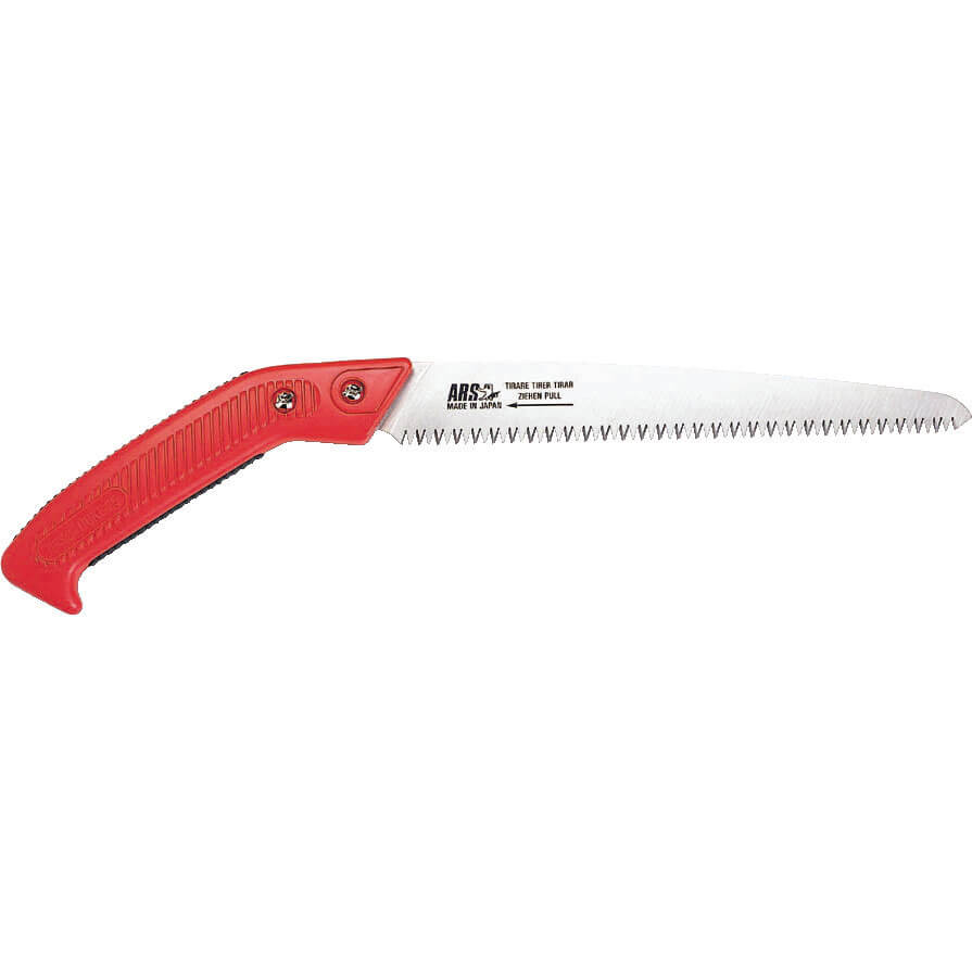 Image of ARS DUKE25 Pruning Saw with Rubber Grip Handle Sheath and 250mm Turbocut Straight Blade Overall 420mm Long