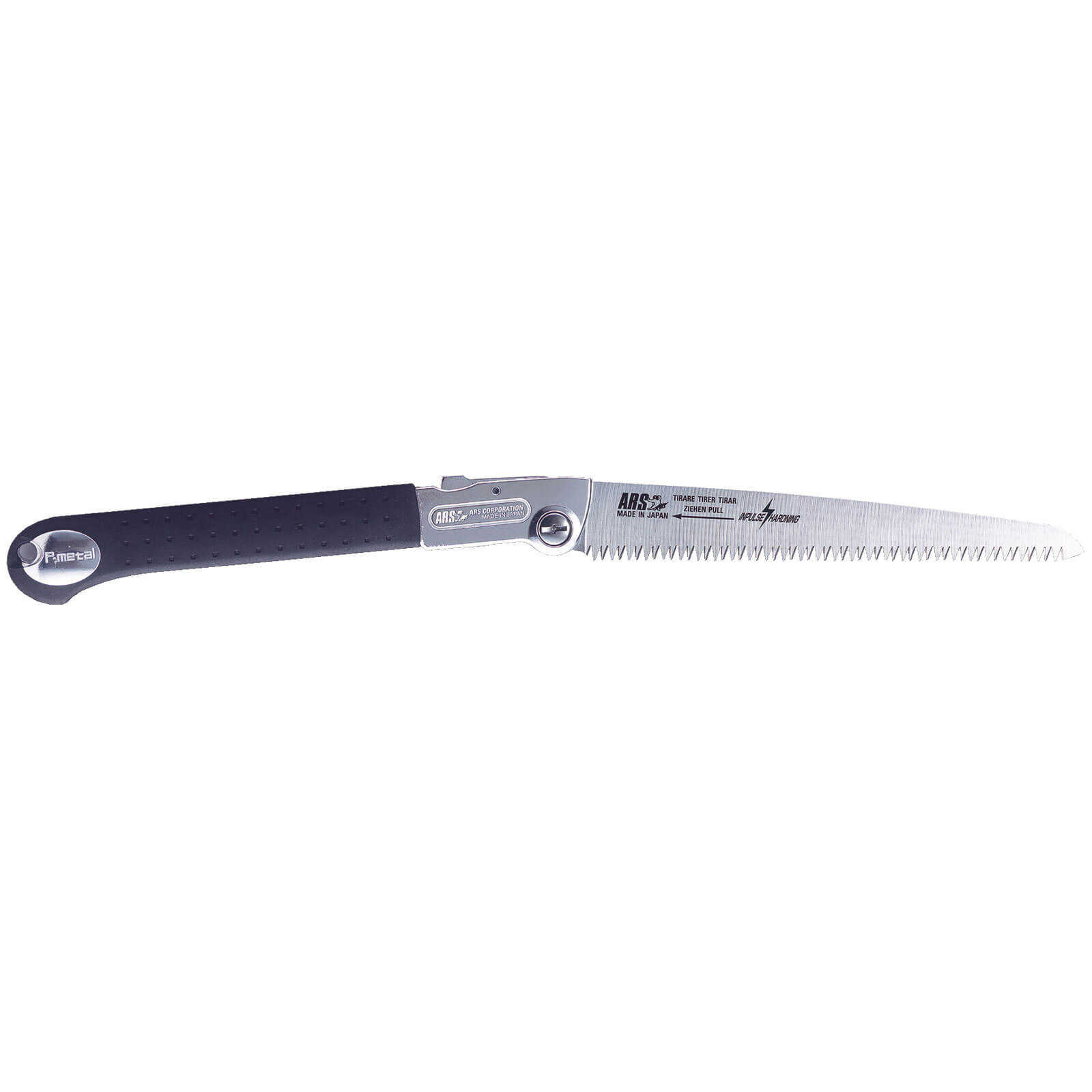 Image of ARS PM24L Folding Pruning Saw with 4mm Pitch and 240mm Turbocut Straight Blade Overall 500mm Long