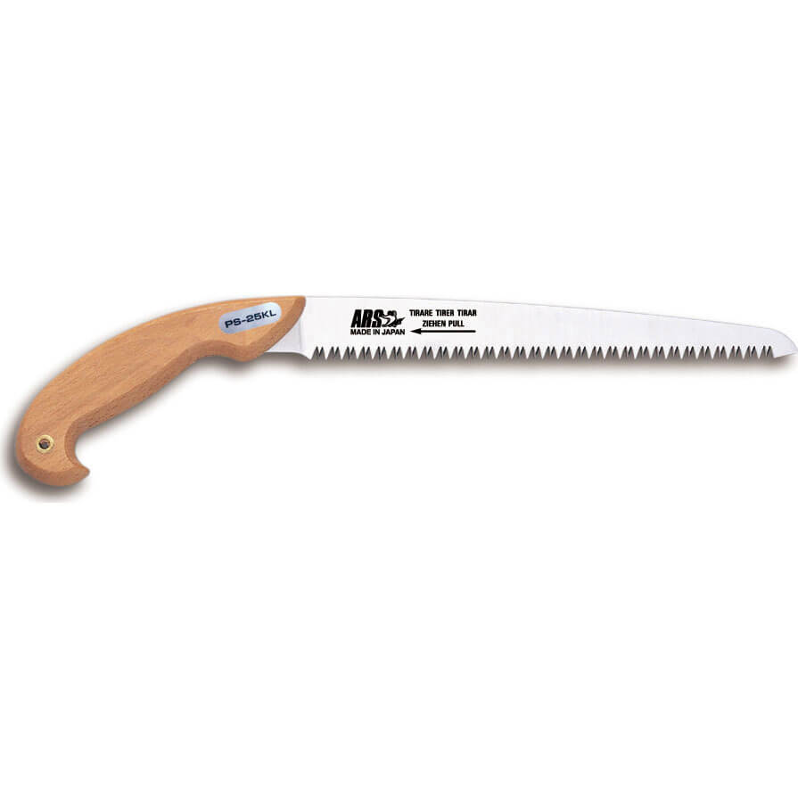 Image of ARS Wood Grip Pruning Saw Straight Blade 4mm Pitch 250mm