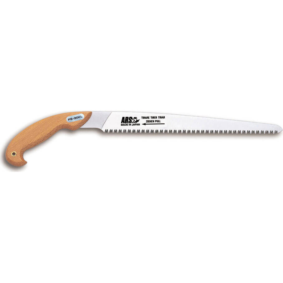 Image of ars wood grip pruning saw straight blade 4mm pitch 300mm