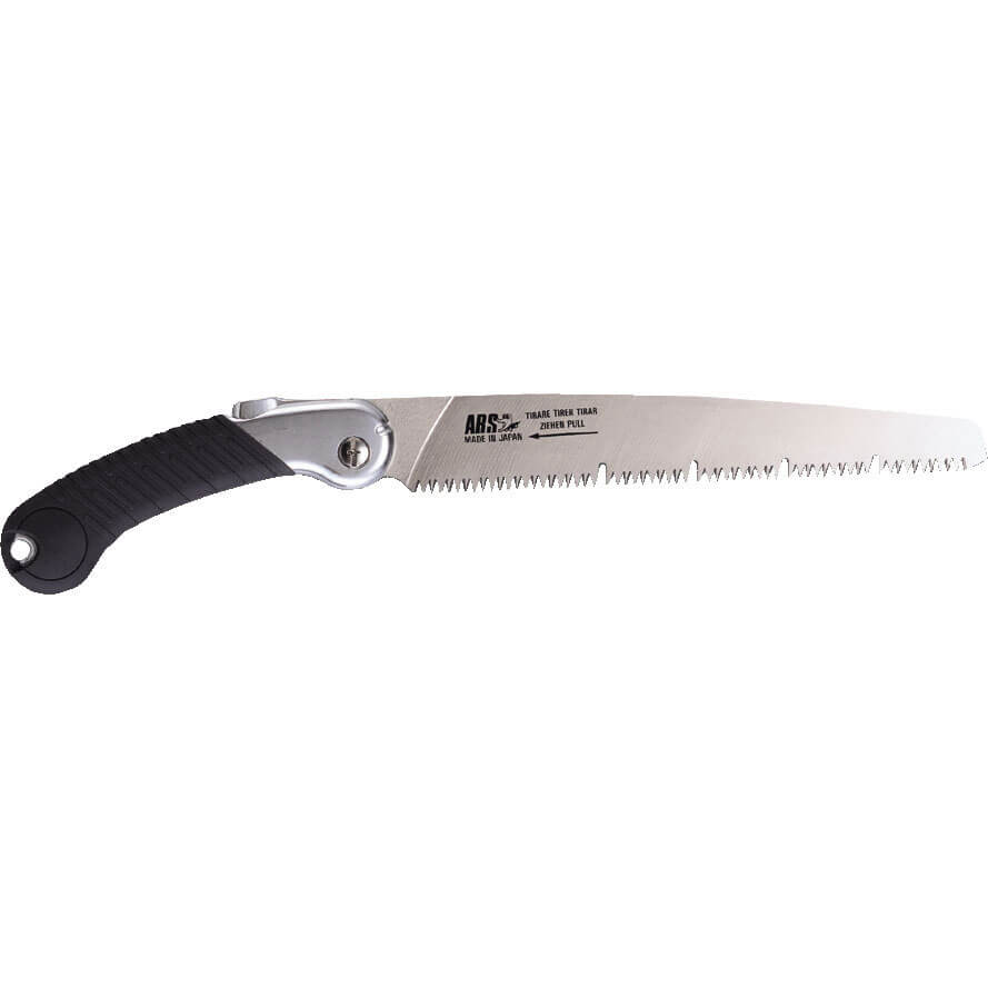 Image of ARS TL24 Pruning Saw with Rubber Grip Handle Sheath and 240mm Super Turbocut Straight Blade Overall 406mm Long