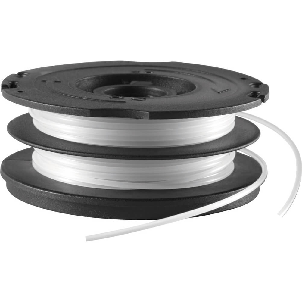 Image of Black and Decker A6495 Spool and Dual 2 x 6 Metre Reflex Line for GL701 GL716 GL720 and GL741 Grass Trimmers