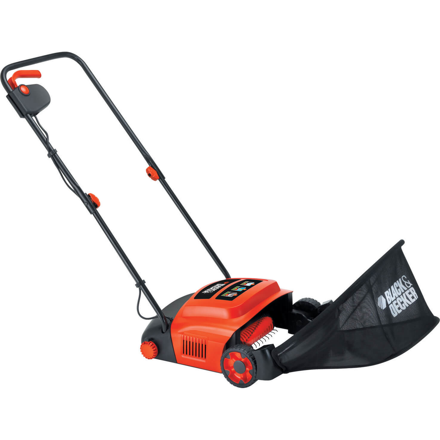 Image of Black and Decker GD300 Electric Lawn Raker 300mm Rake 600w 240v