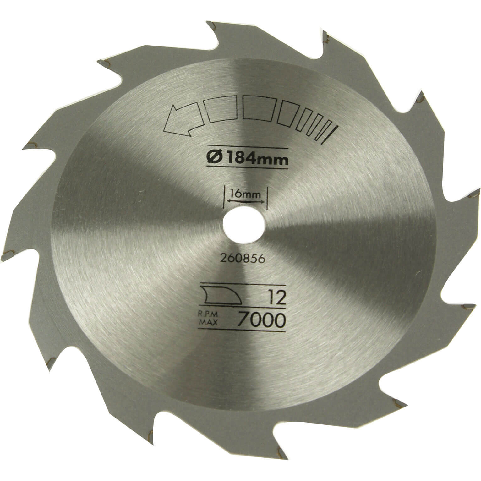 Image of Black and Decker X13020 Rip Circular Saw Blade 184X16X12T