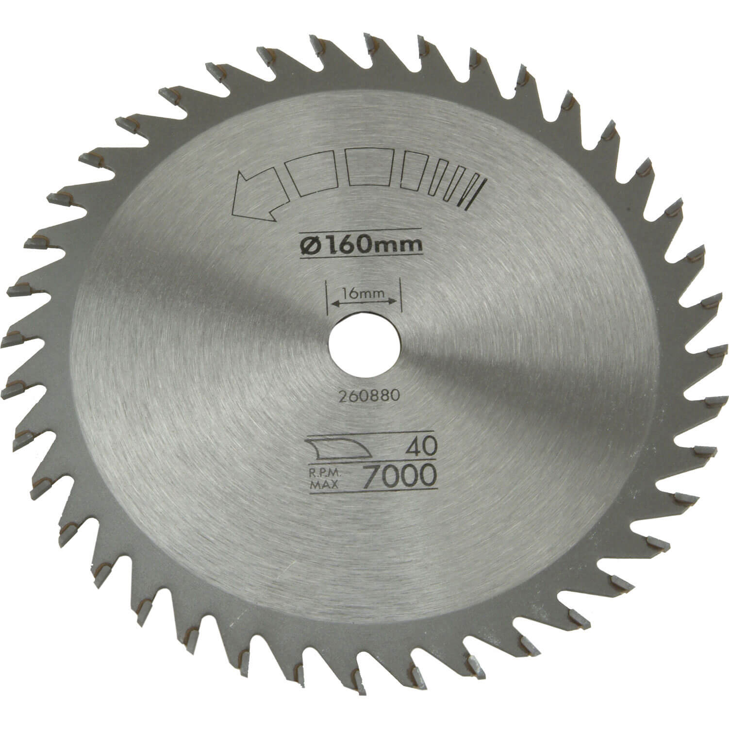 Image of Black and Decker X13105 Xcut Circular Saw Blade 160X16X40T