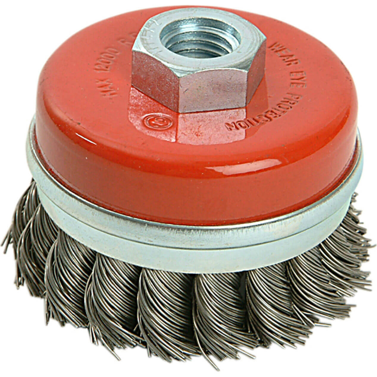 Image of Black and Decker X36080 TKnot Wire Cup Brush 65mm M14