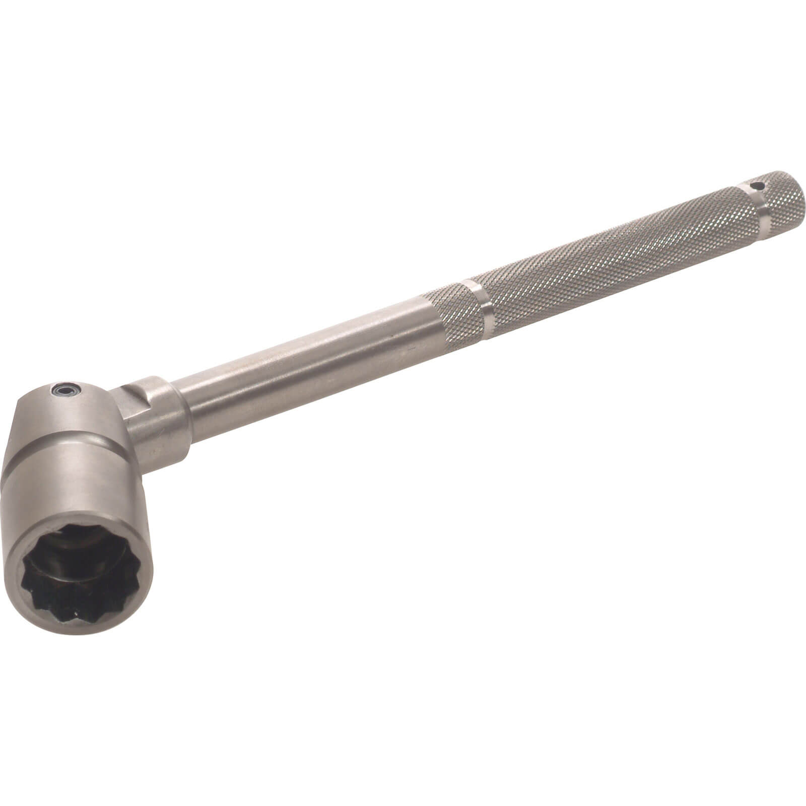 Image of Bi Metal Titanium Scaffold Spanner with Round Knurl Handle 716 Bi Hex Whitworth Steel Socket