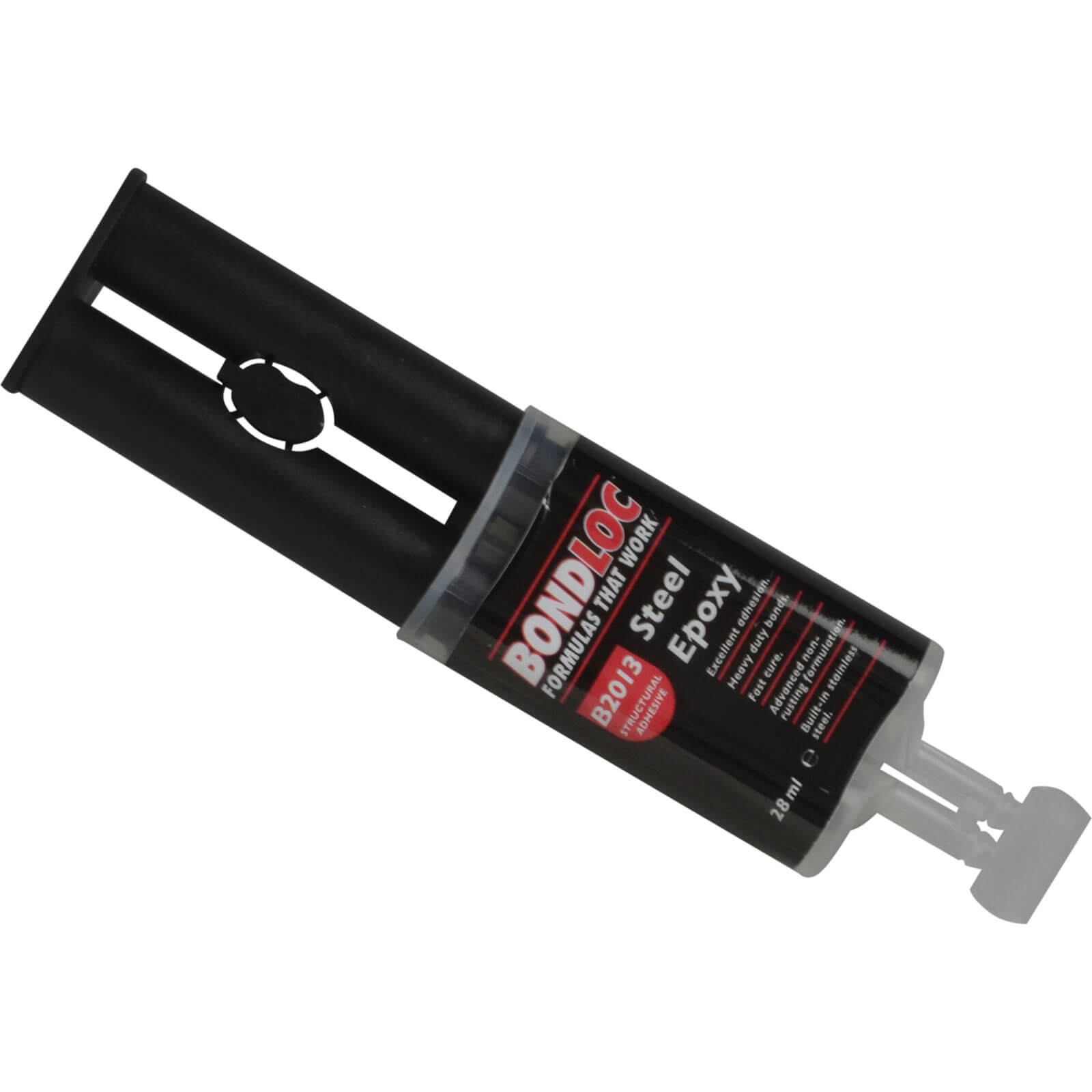 Image of Bondloc B2013B Stainless Steel Filled Epoxy Resin Adhesive 28ml