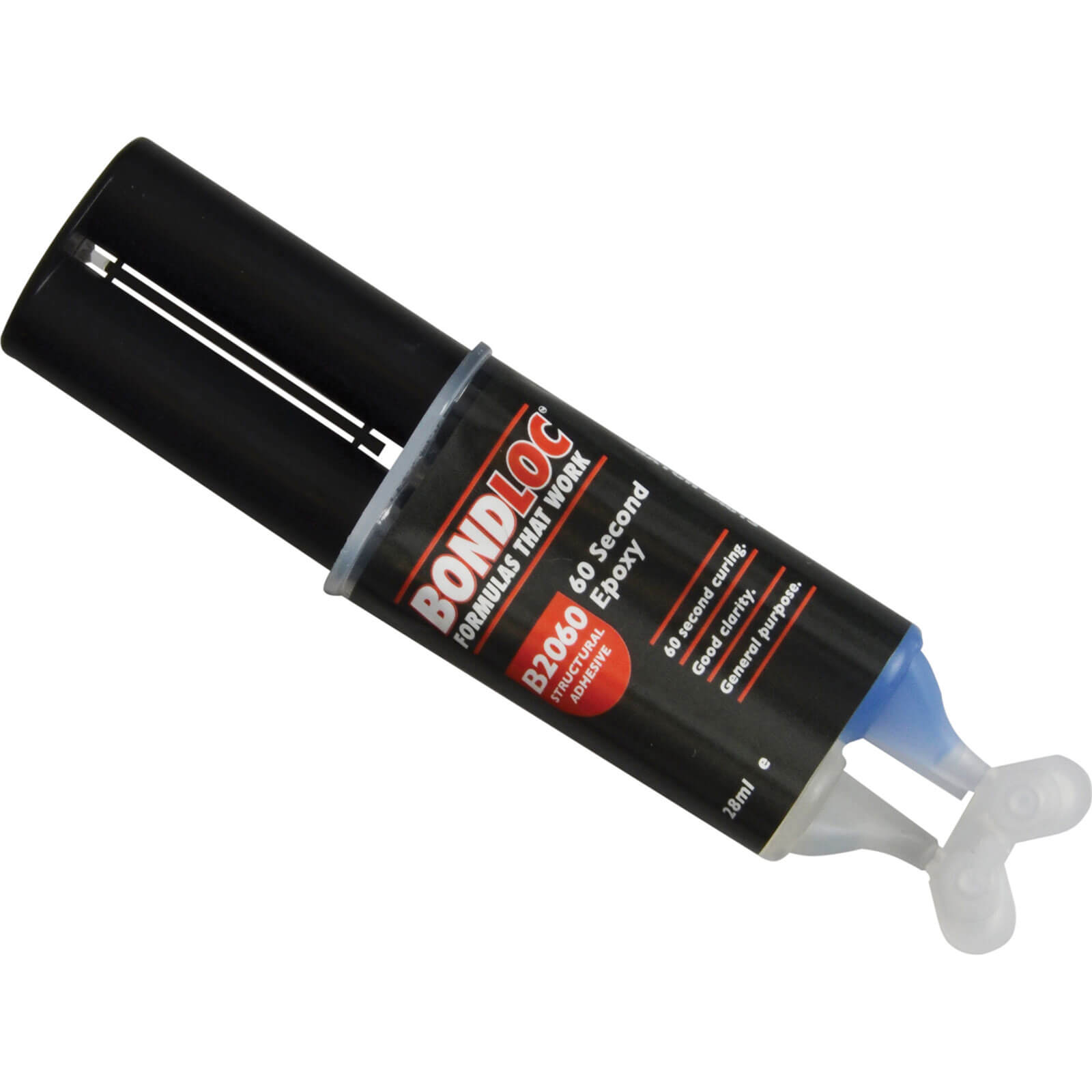 Image of bondloc b2060b 60 second general purpose epoxy resin adhesive 28ml