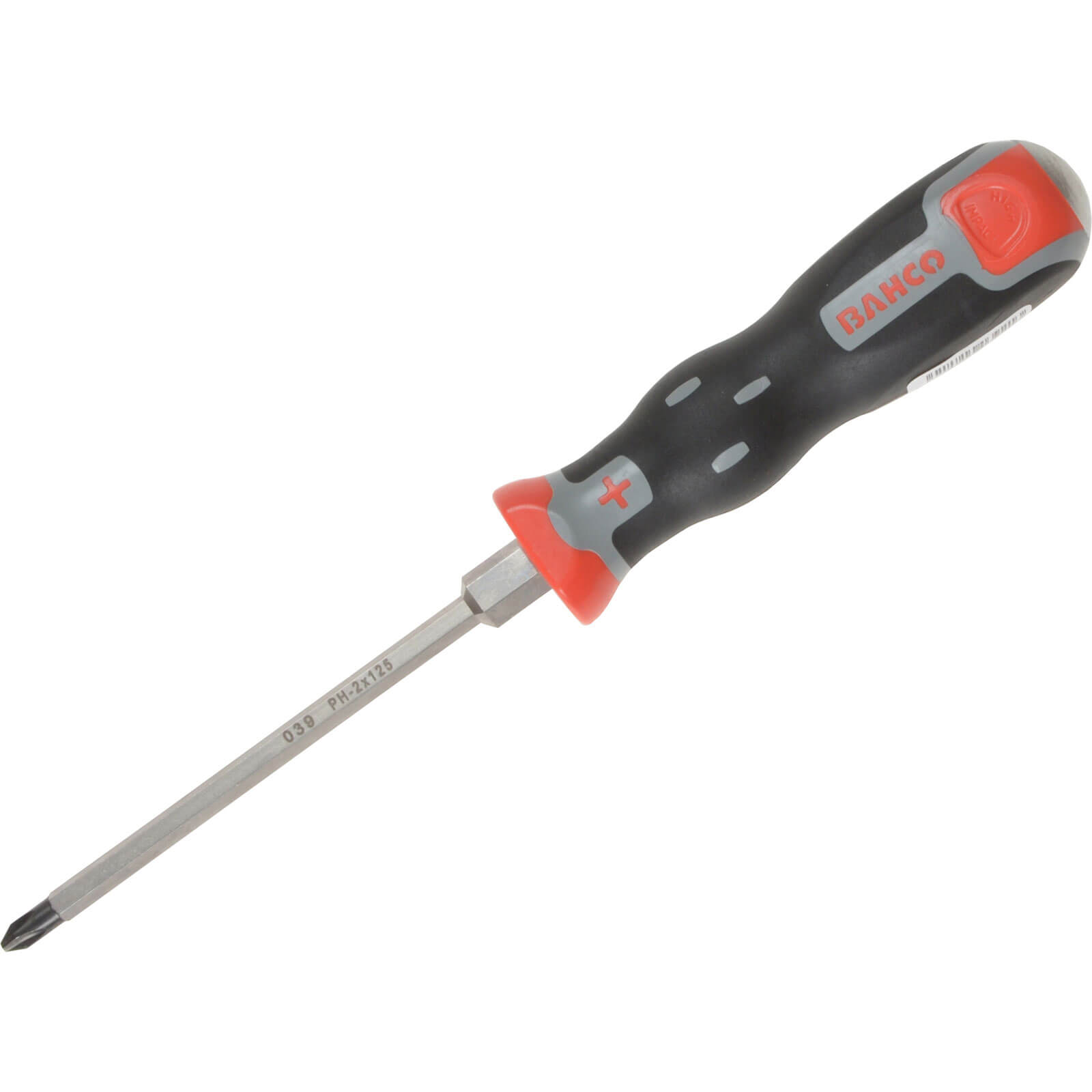 Image of Bahco Tekno PH1 x 100mm Phillips Screwdriver with Through Shank