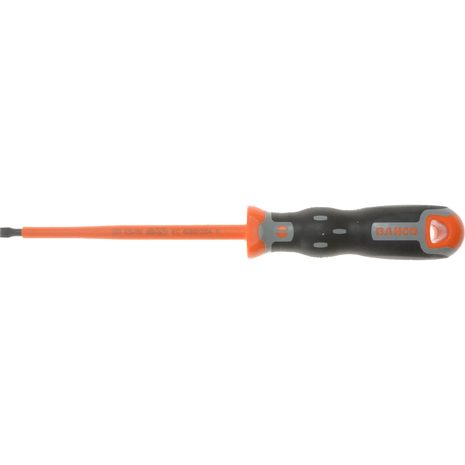 Image of Bahco Tekno 4 x 100mm VDE Insulated Slotted Screwdriver 1000v