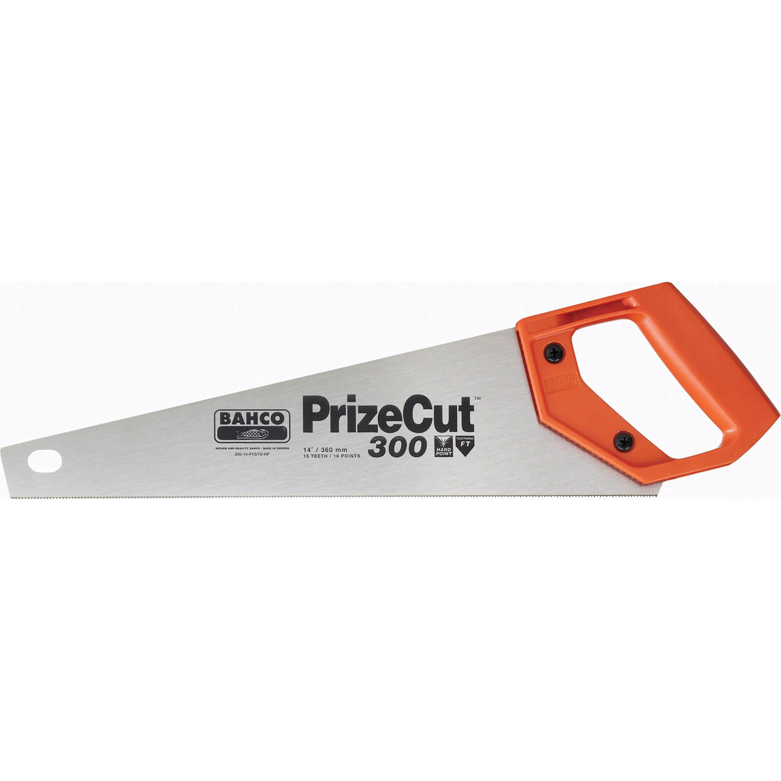 Image of Bahco 15tpi Fine Cut Toolbox Hand Saw for Wood 350mm 14