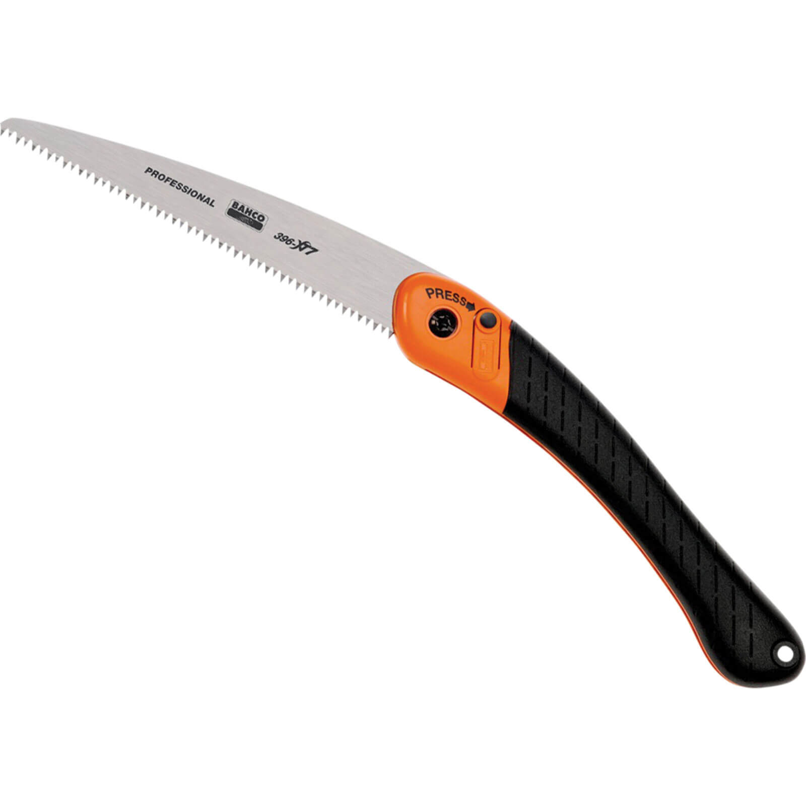 Image of Bahco Folding Lock Pruning Saw 405mm For Green and Dry Wood