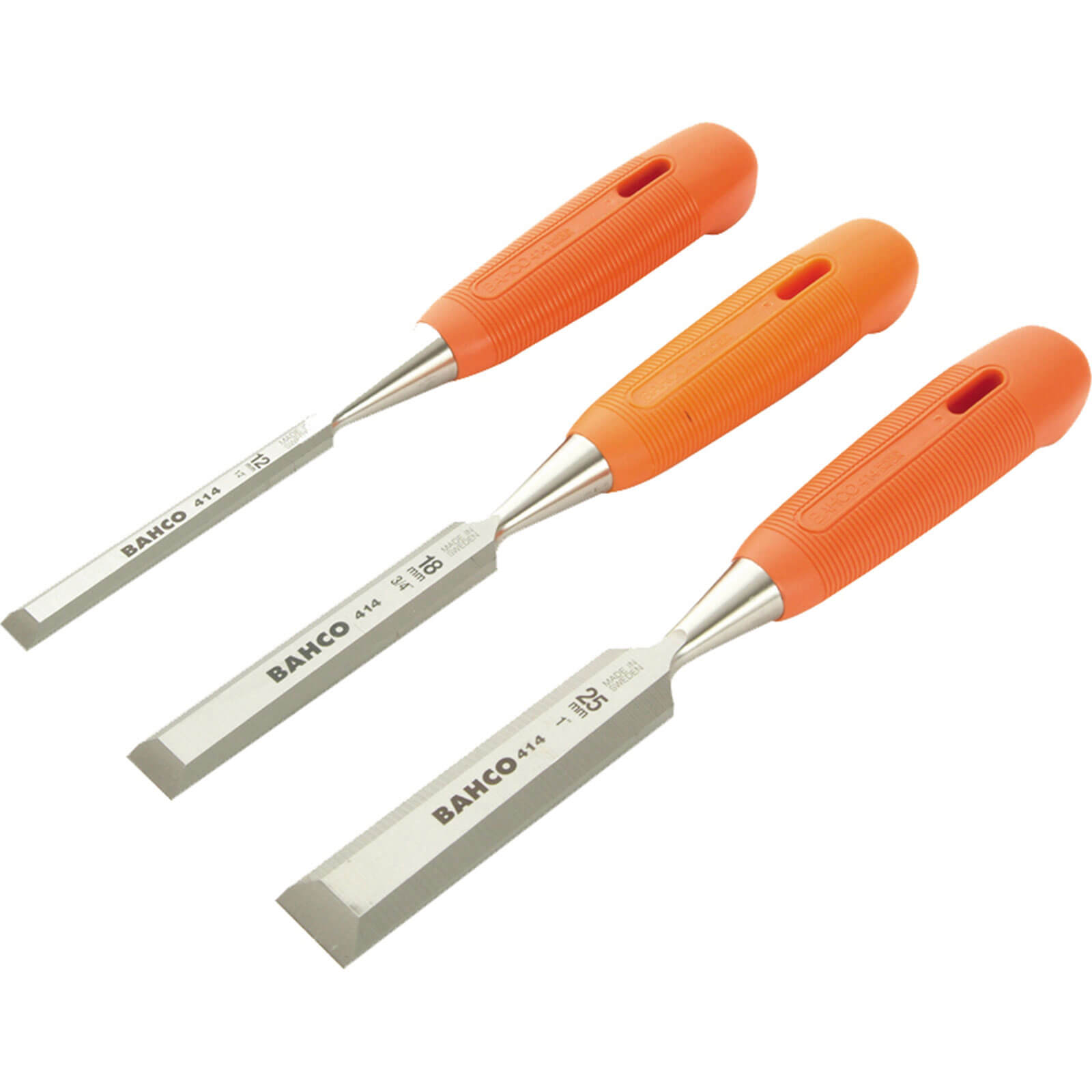 Image of Bahco 414 3 Piece Bevel Edge Chisel Set