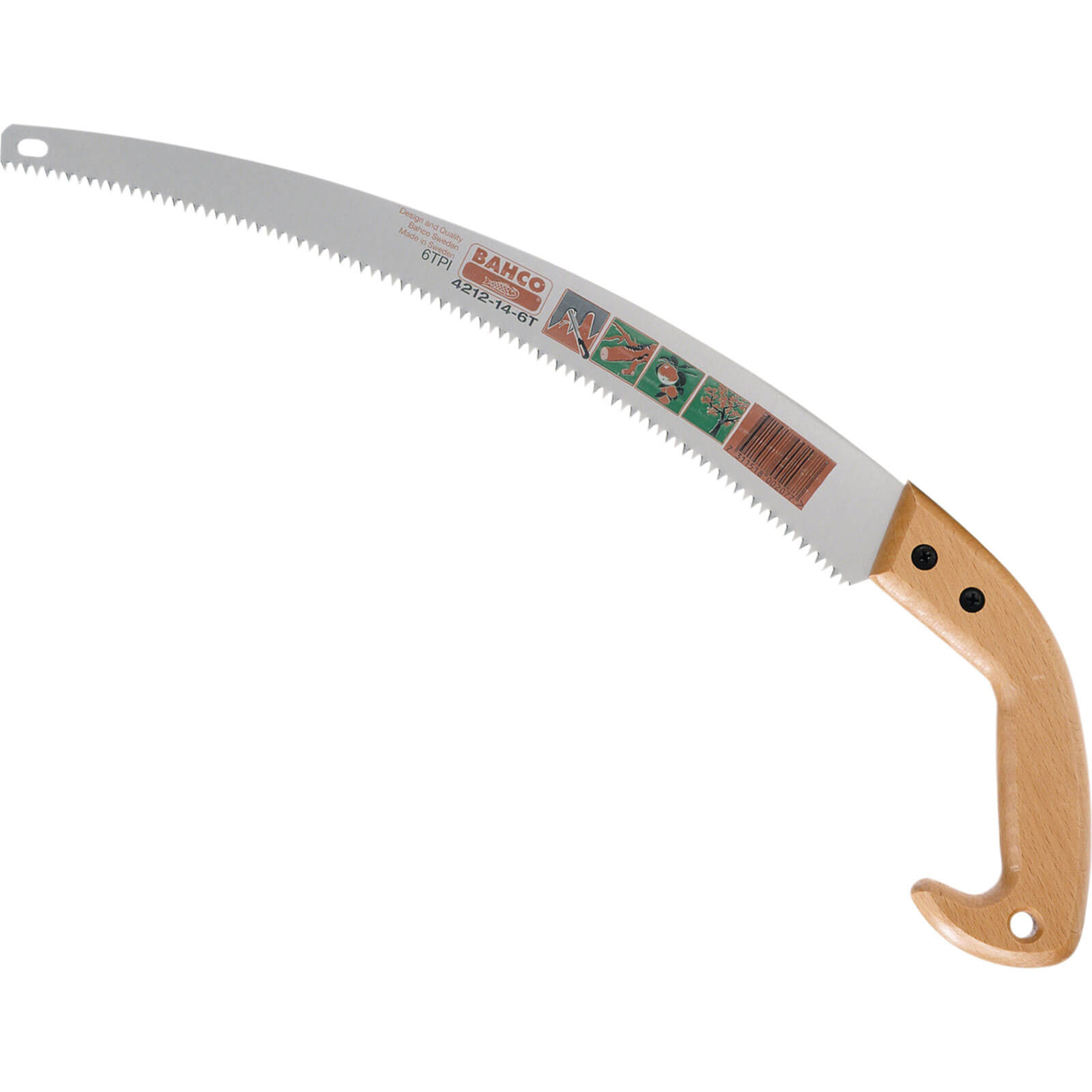 Image of Bahco Pruning Saw 360mm For Dry and Hard Wood