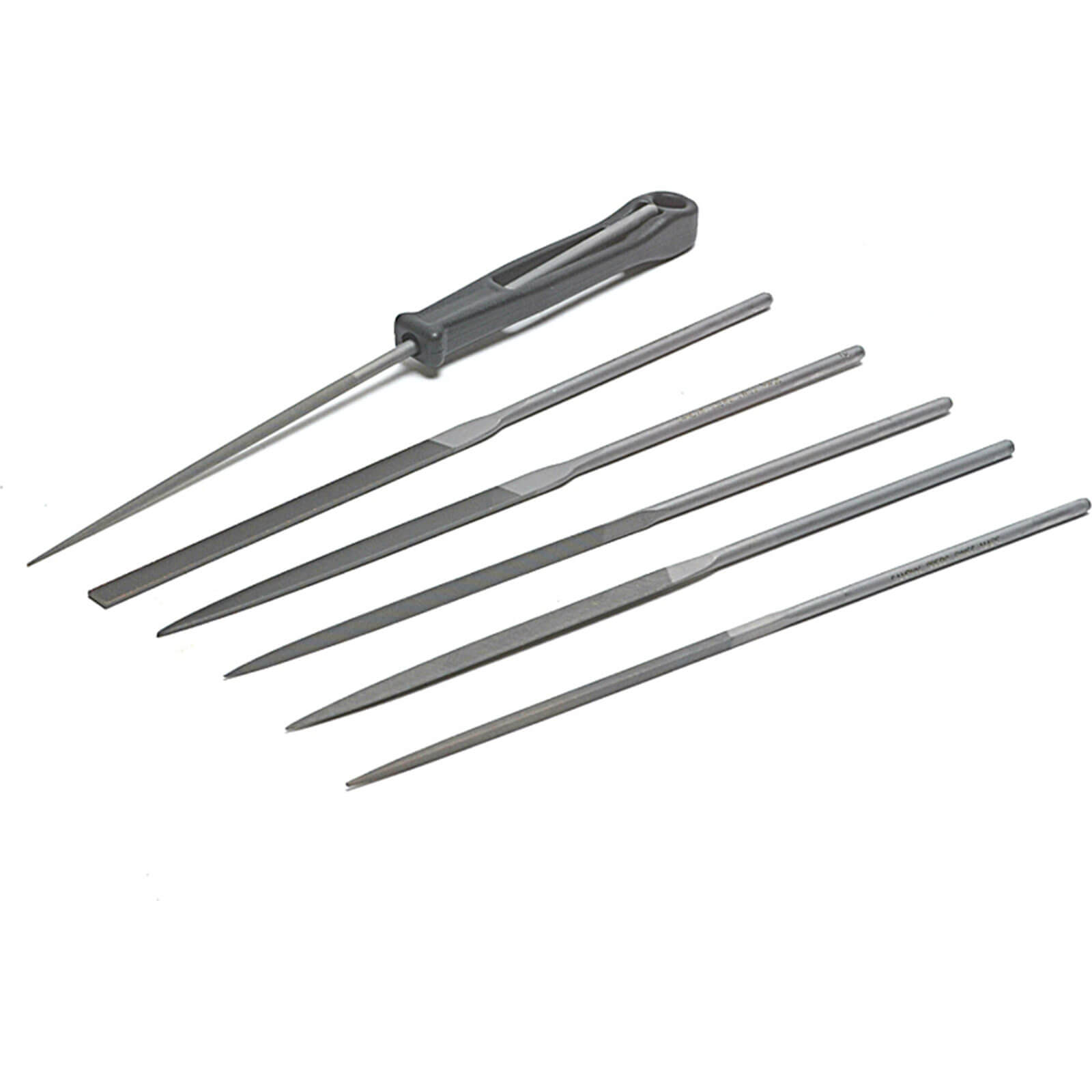 Image of Bahco 6 Piece Needle File Set 16cm