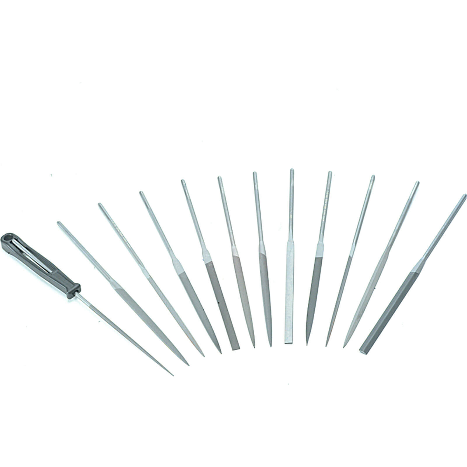 Image of Bahco 12 Piece Needle File Set 16cm