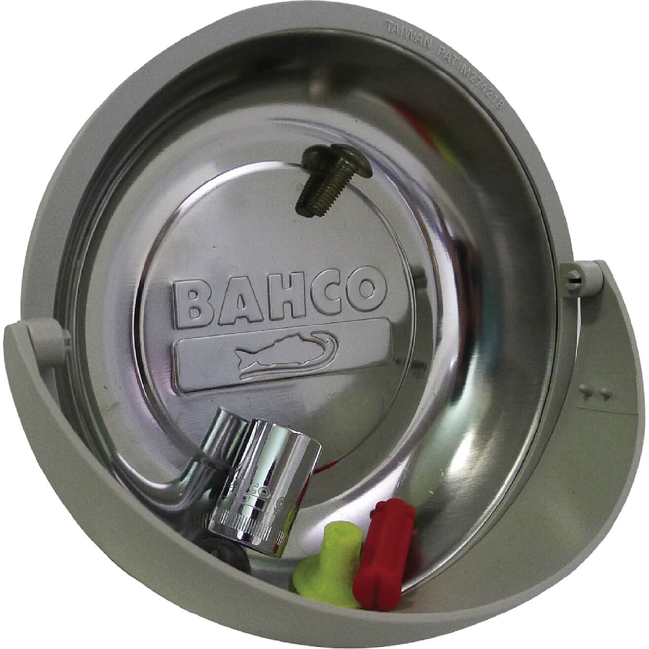 Image of Bahco Stainless Steel Circular Magnetic Parts Tray