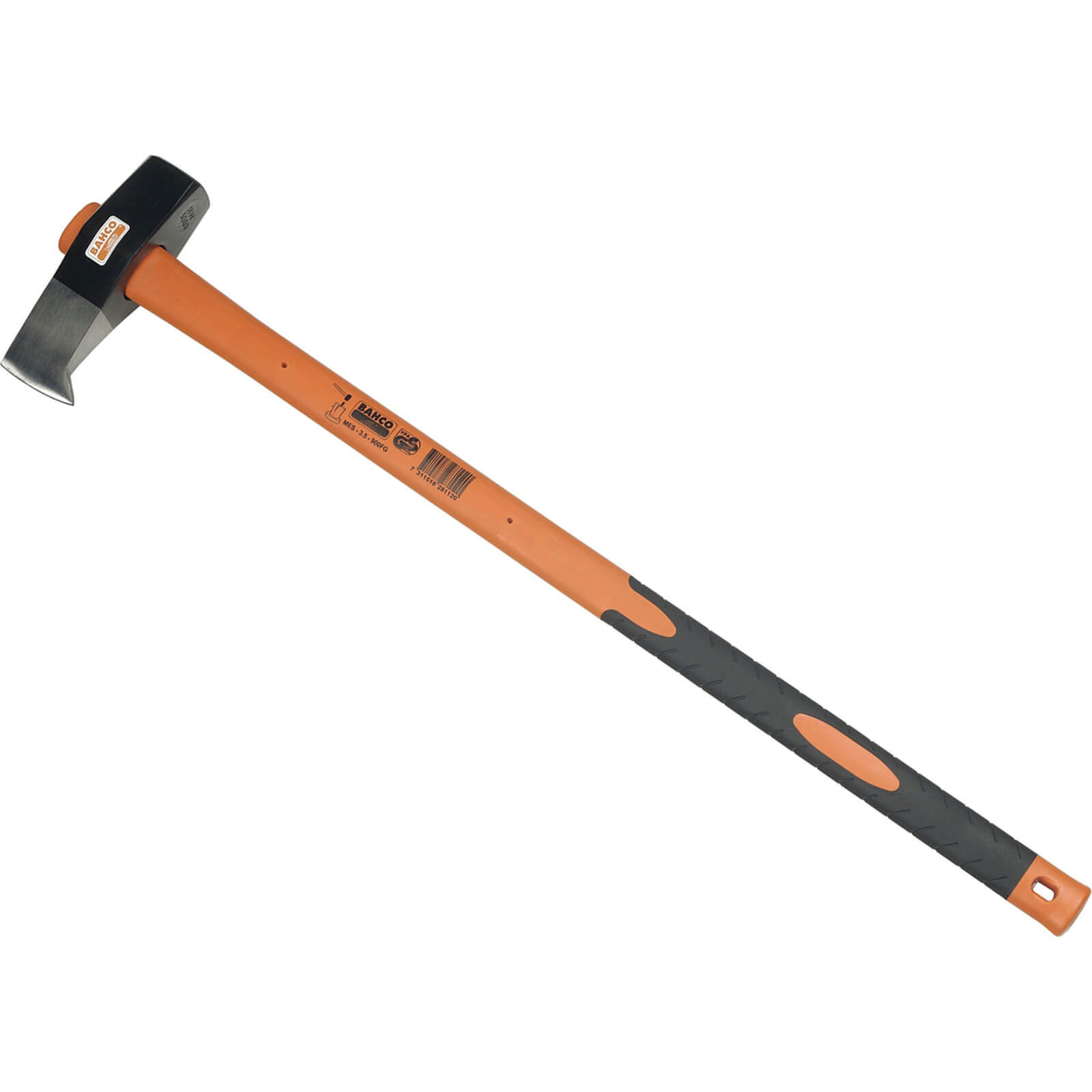 Image of Bahco Log Splitting Axe with Fibreglass Handle 900mm 39Kg