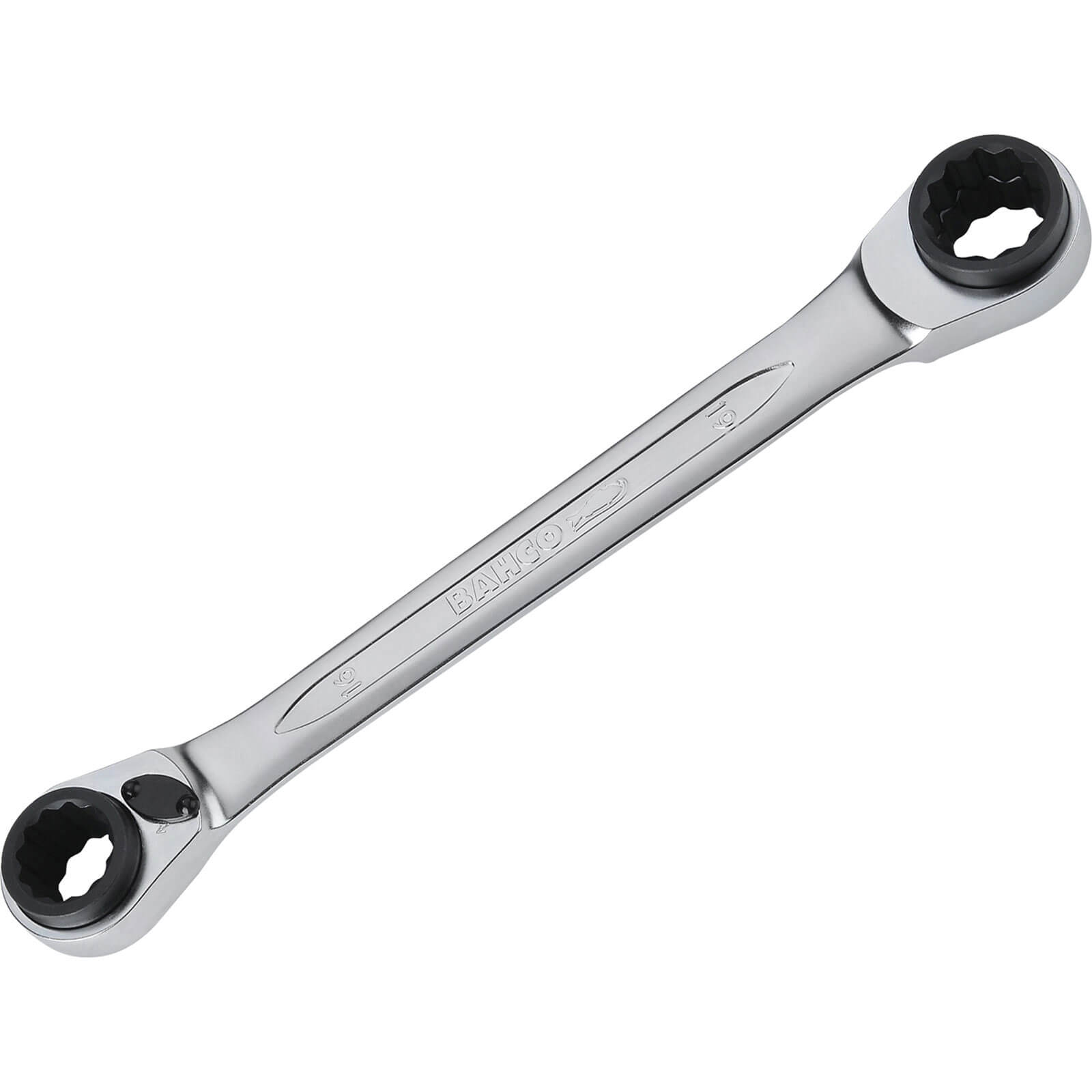 Image of Bahco Reversible Ratchet Spanner 16 19mm