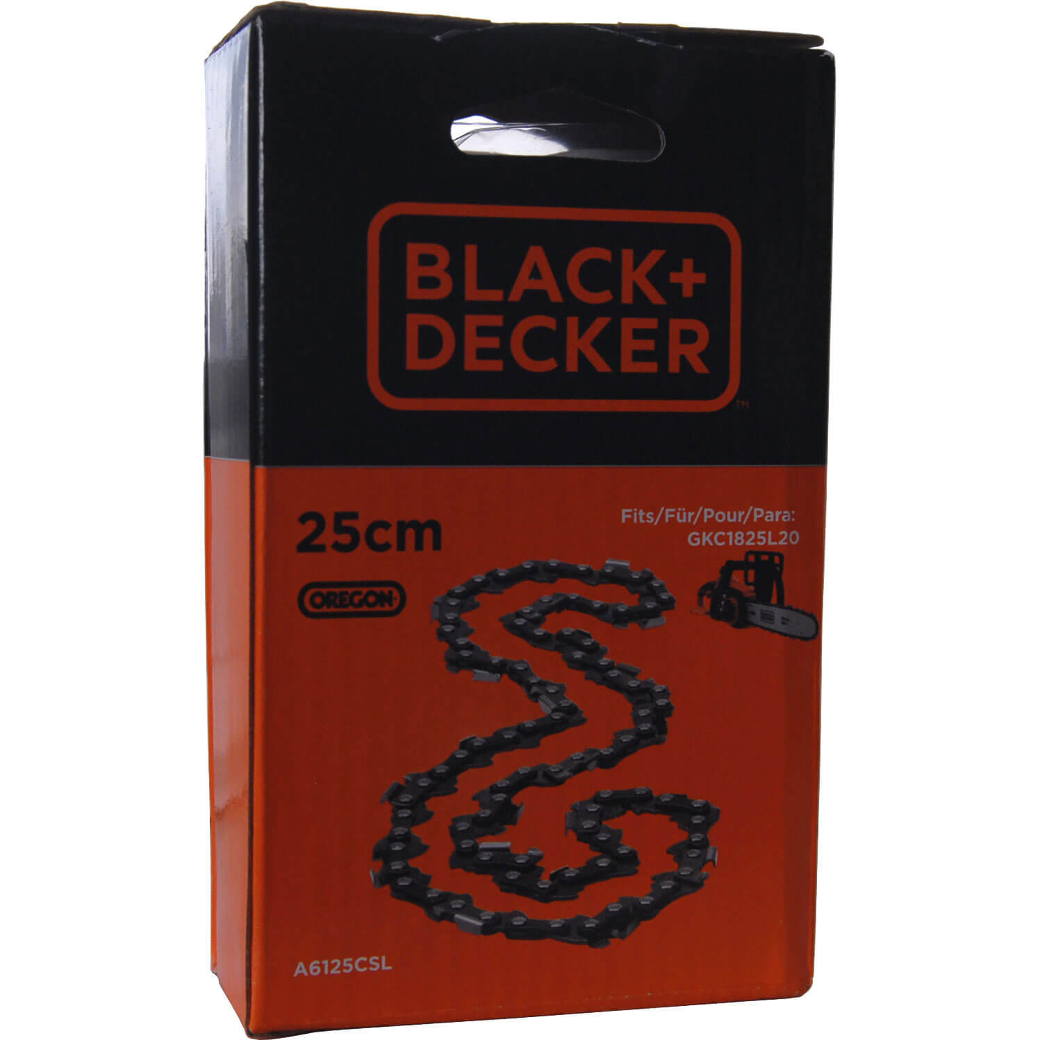 Image of Black and Decker A6125CSL Replacement Chain 10 250mm for GKC1825L20 Chainsaws