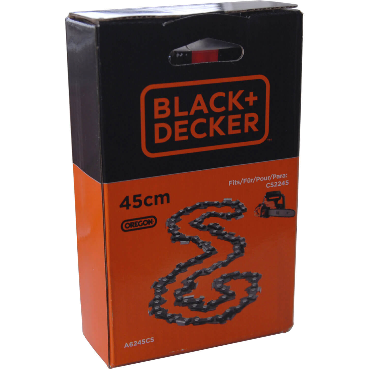 Image of Black and Decker A6245CS Replacement Chain 18 450mm for CS2245 Chainsaws