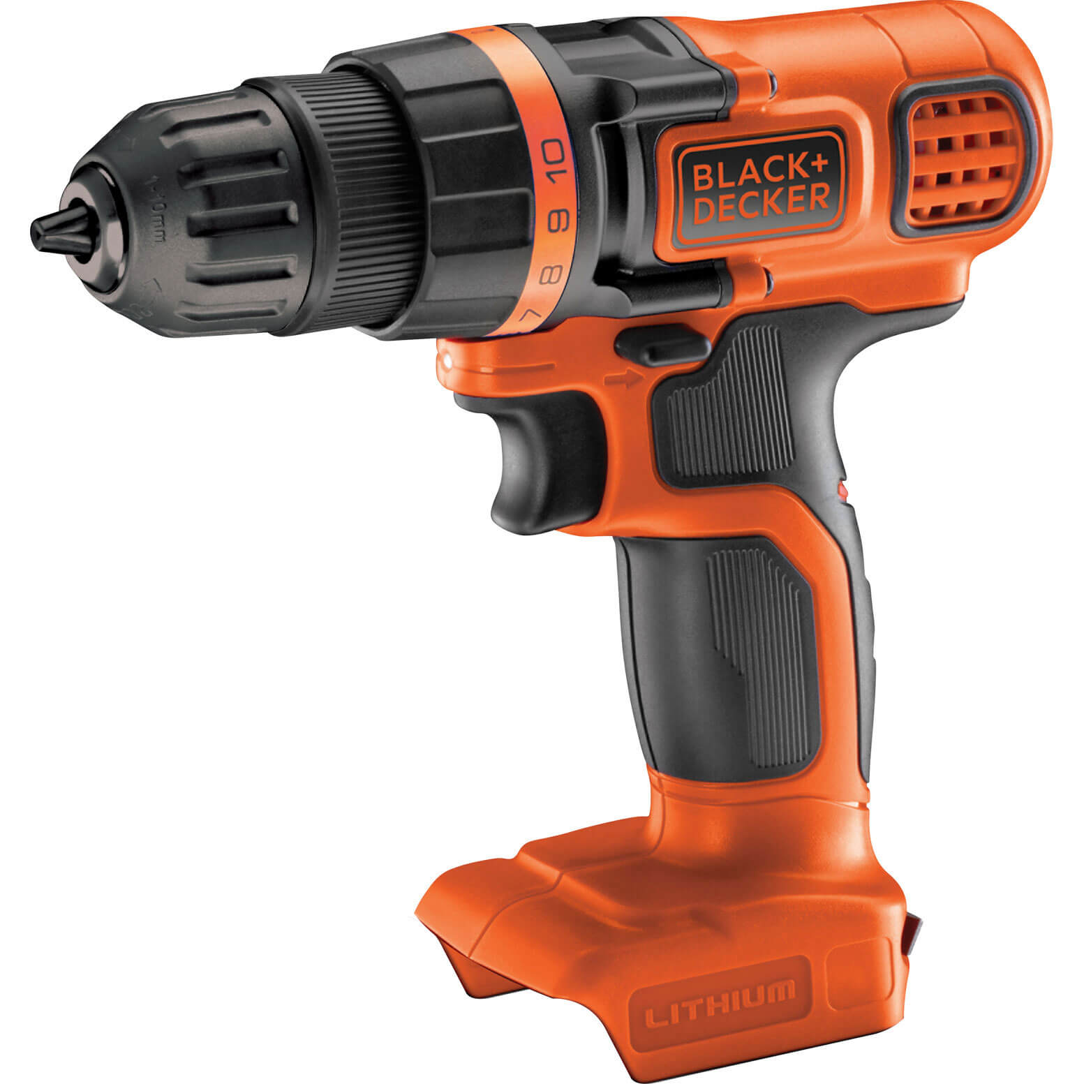 Image of black and decker bdcdd18n 18v cordless drill driver without battery or charger