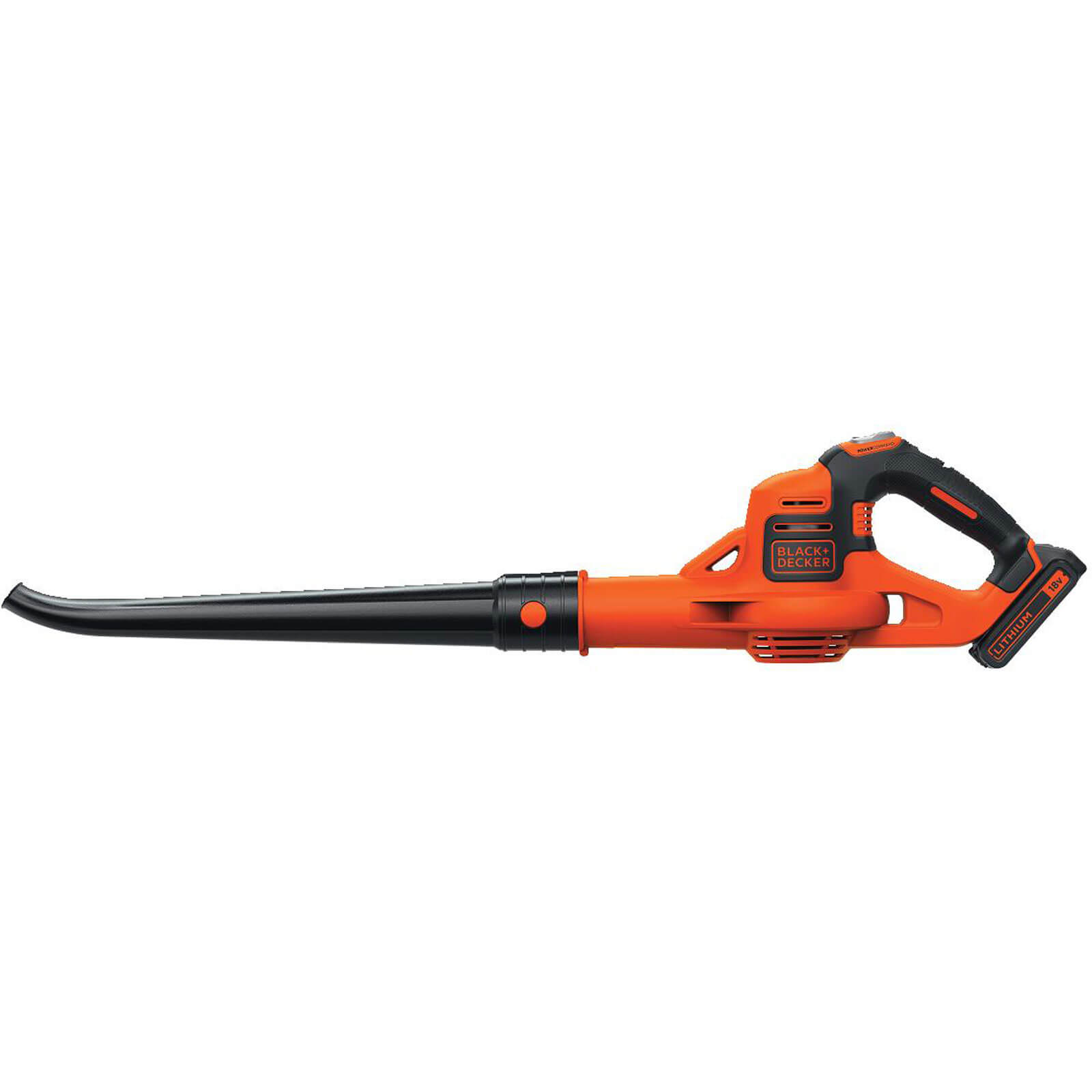 Image of Black and Decker GWC1820PC 18V Cordless Power Command Garden Blower with 1 Lithium Ion Battery 2ah