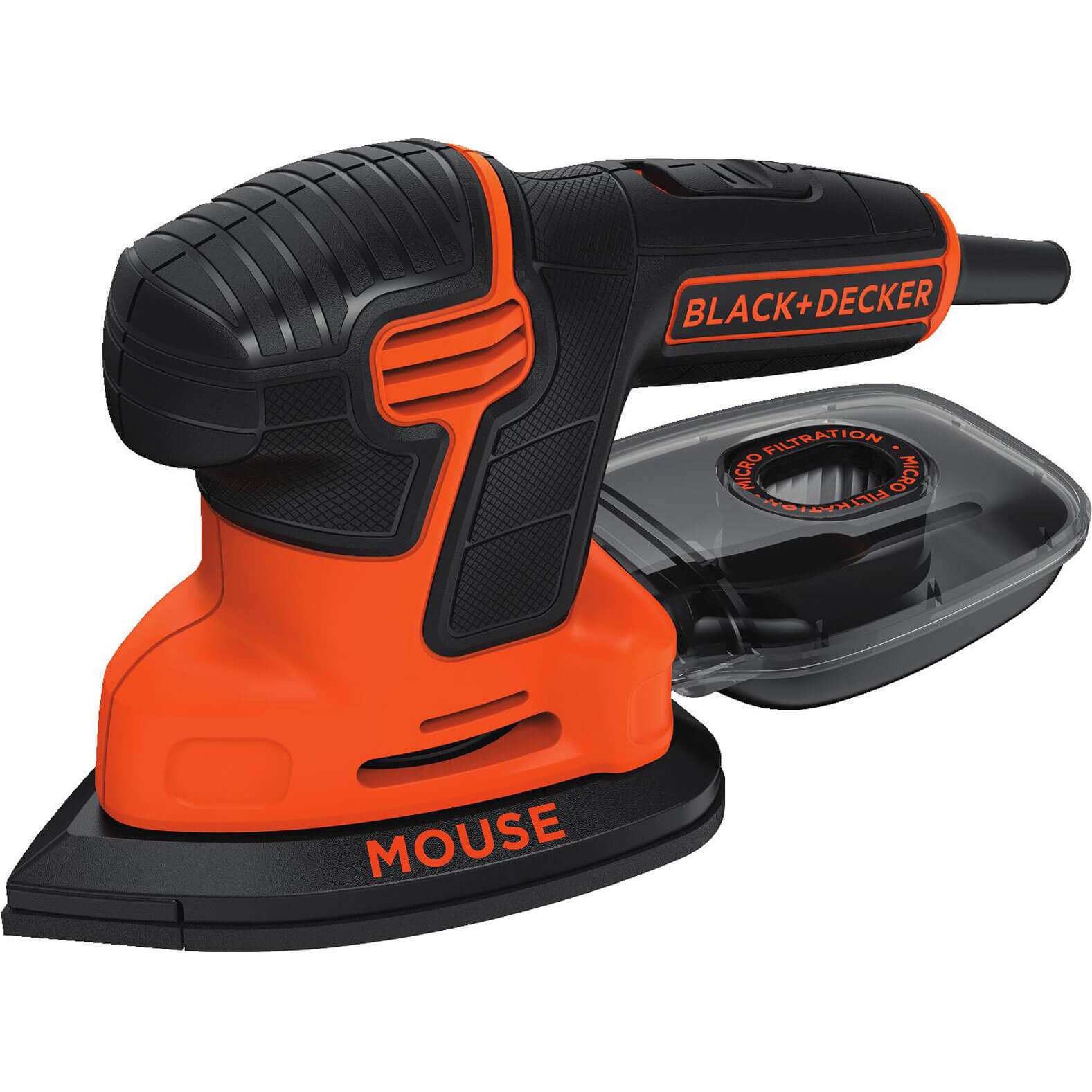 Image of Black and Decker KA2500K Compact Mouse Delta Sander 120w 240v in Kitbox with 9 Accessories