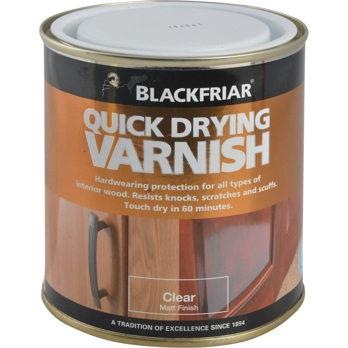 Image of Blackfriar Quick Drying Duratough Interior Varnish Clear Matt 250ml