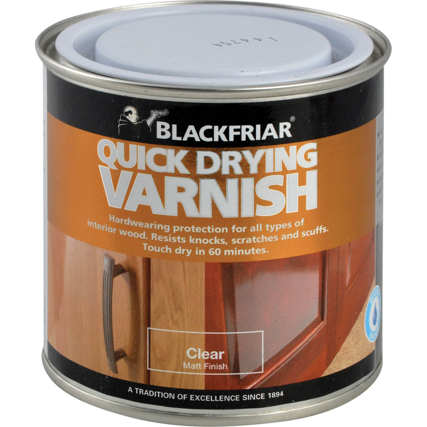 Image of Blackfriar Quick Drying Duratough Interior Varnish Clear Matt 500ml