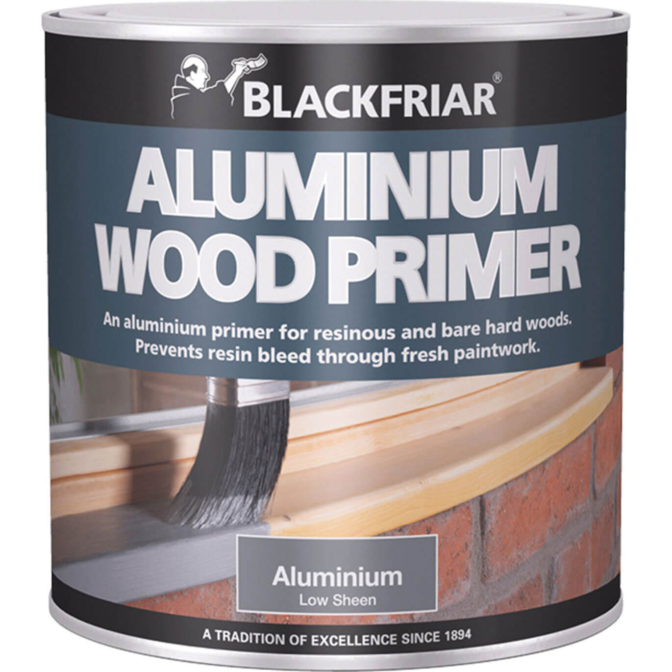 Image of Blackfriar Wood Primer Aluminium 250ml