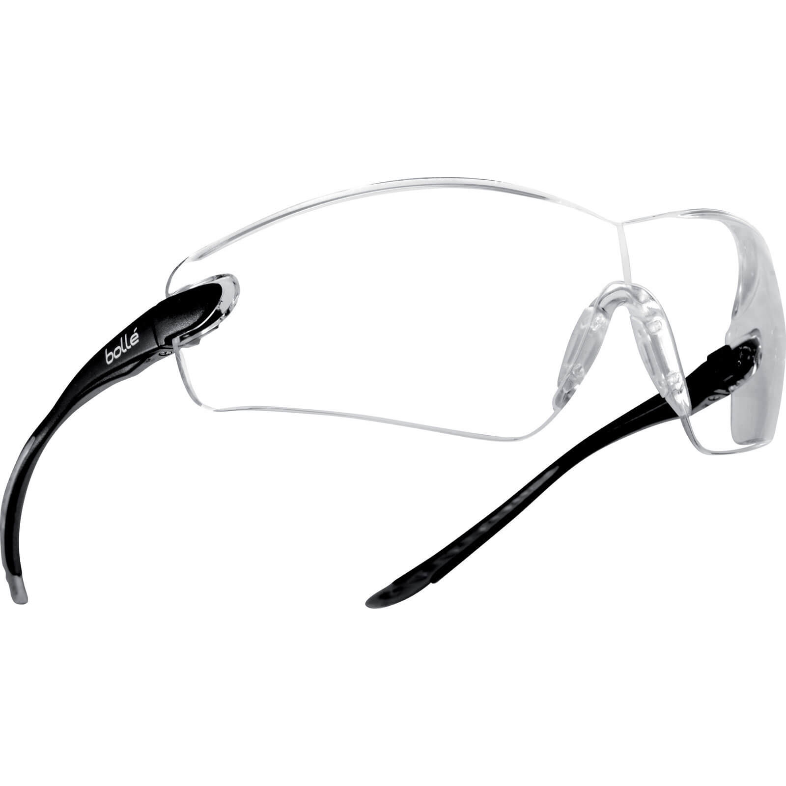 Image of Bolle Cobra COBPSI Anti Scratch and Anti Fog Clear Safety Glasses with Strap