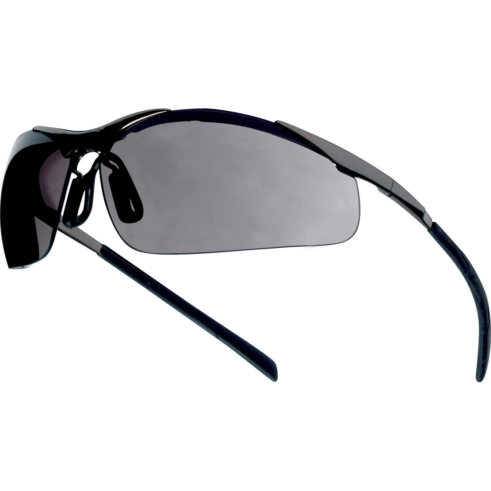 Image of Bolle Contour CONTMPSF Anti Scratch and Anti Fog Metal Frame Smoke Safety Glasses