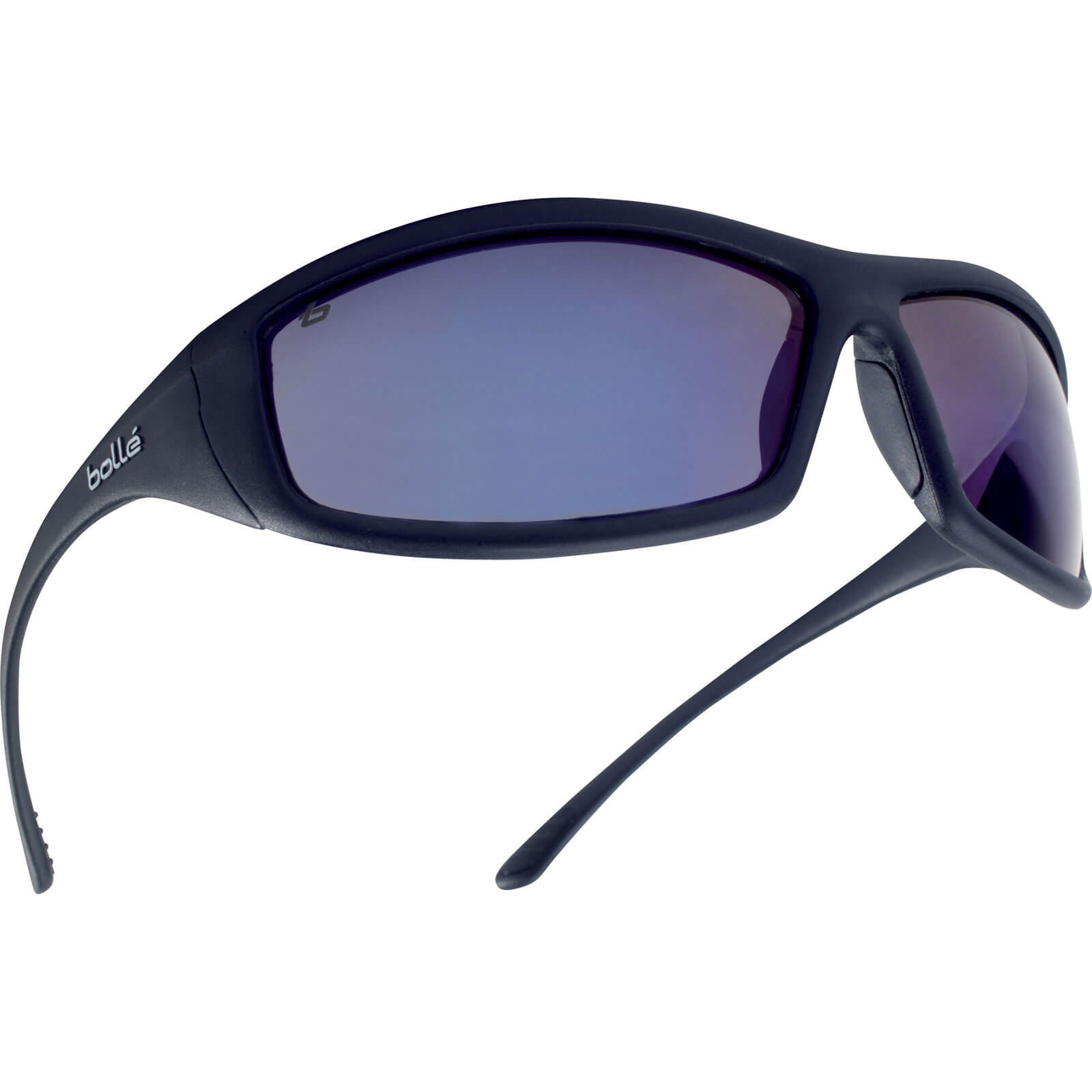 Image of Bolle Solis SOLIFLASH Anti Scratch Blue Safety Glasses