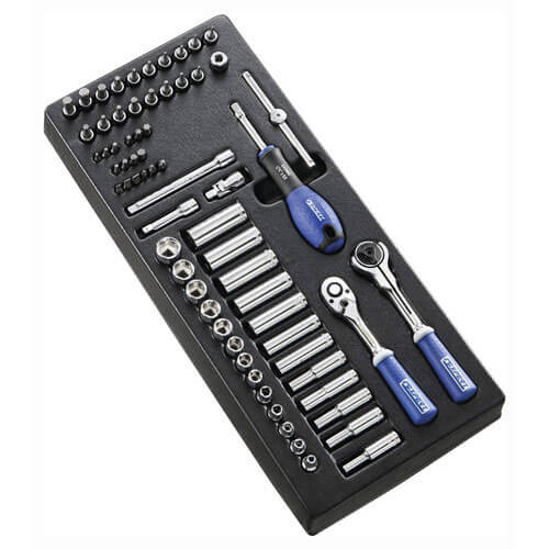 Image of Britool 67 Piece 14 Drive Metric Socket Set Module Compatible with Britool and Facom Tool Chests and Roller Cabinets